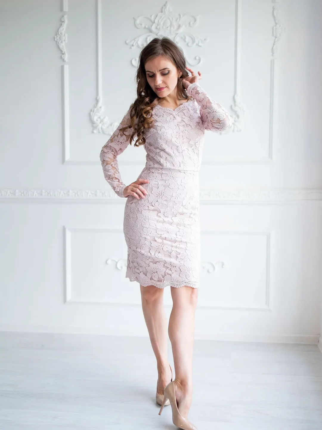 sachin and babi light blue dress Blush Wedding Guest Dresses main image 0