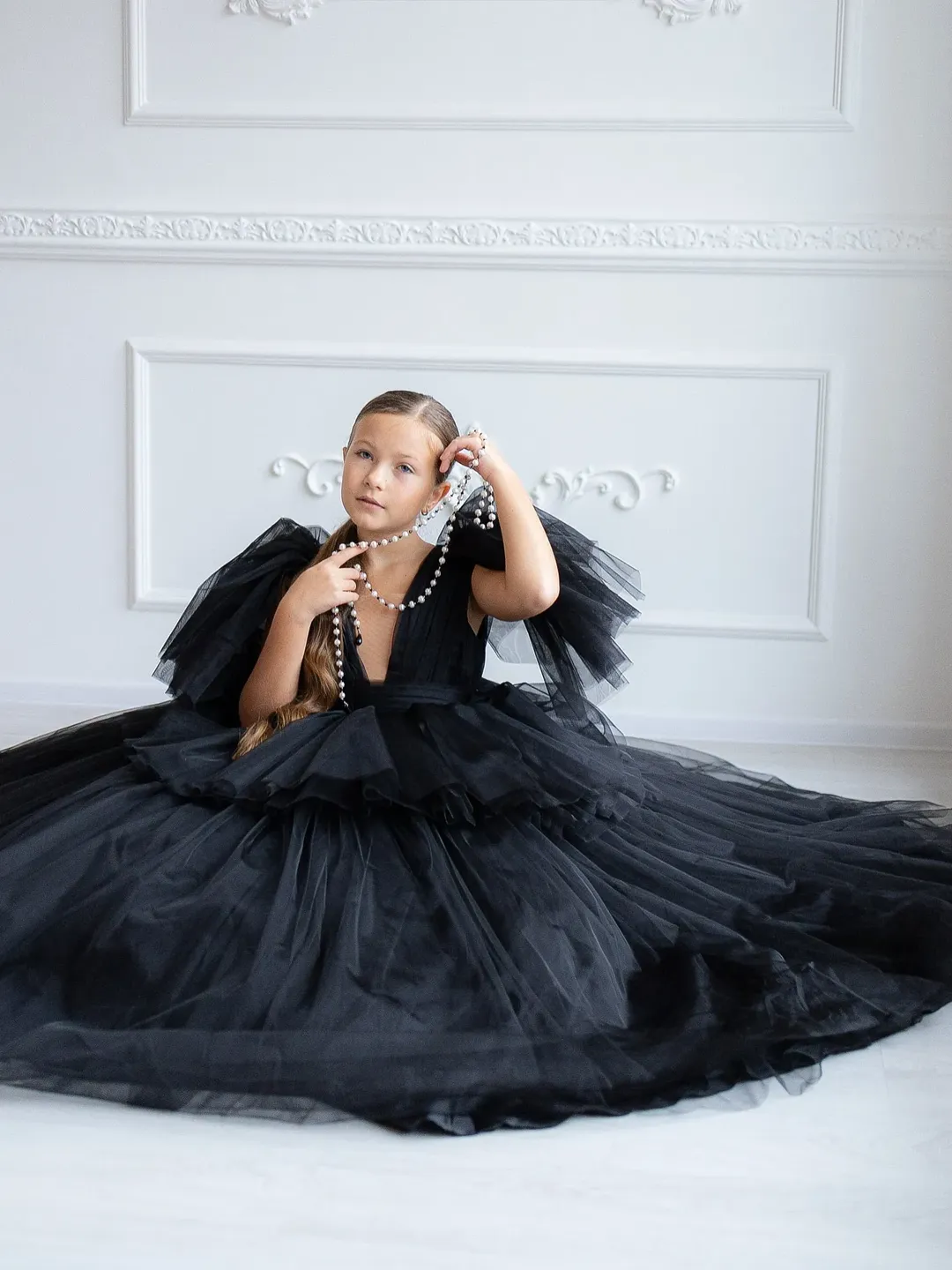 Tulle Maxi Dress, Black Toddler Dress, Princess Tulle Dress, Black Wedding Dress, Ball Gown Dress For Girls, New Year Tutu Dress, Sweet 16