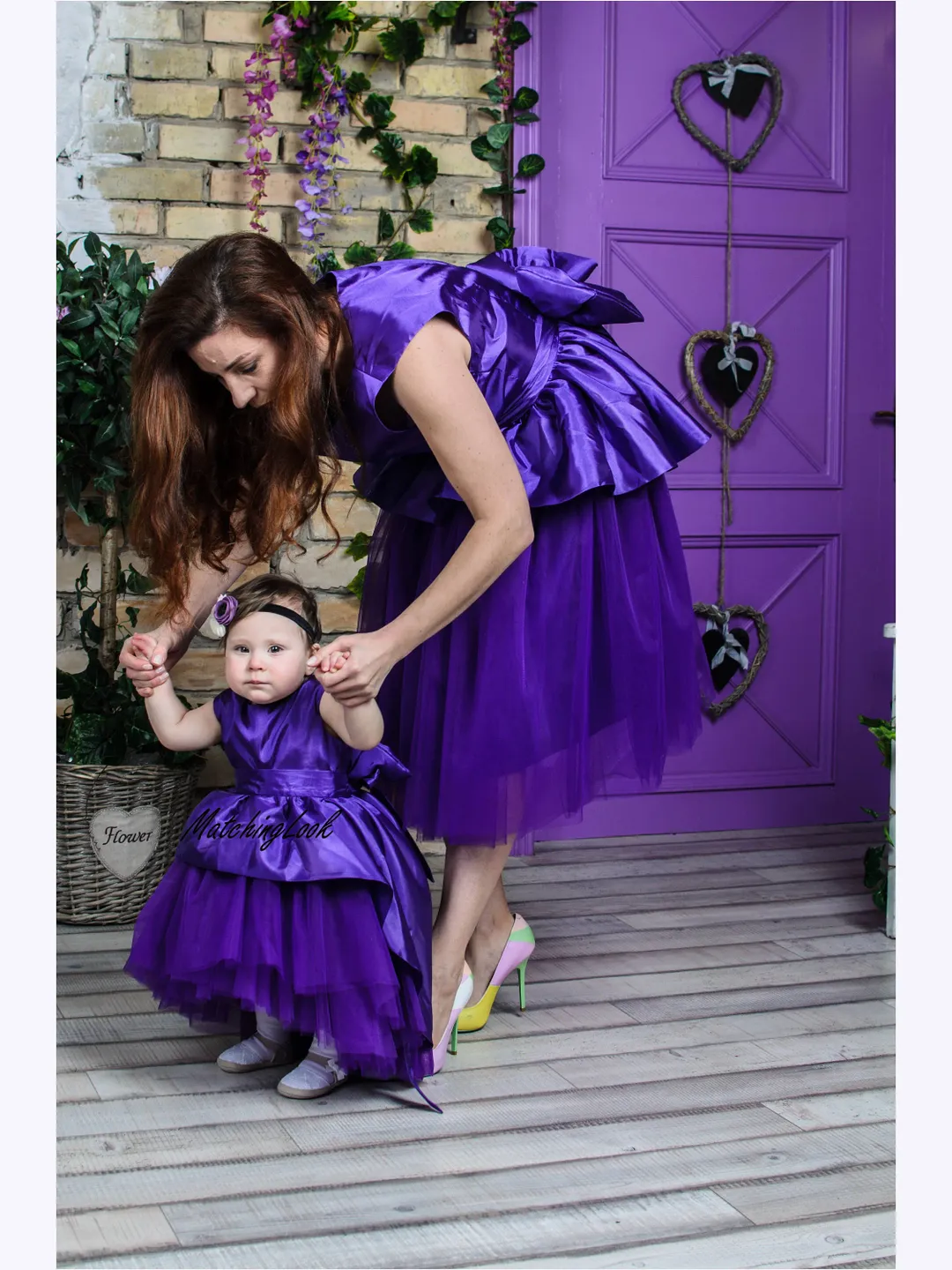 Matching Tutu Mother Daughter, Mommy and Me Outfits, Mommy and Me Tutu Dresses, Mother Daughter Matching Dresses Dress Outfits, Ultra Violet