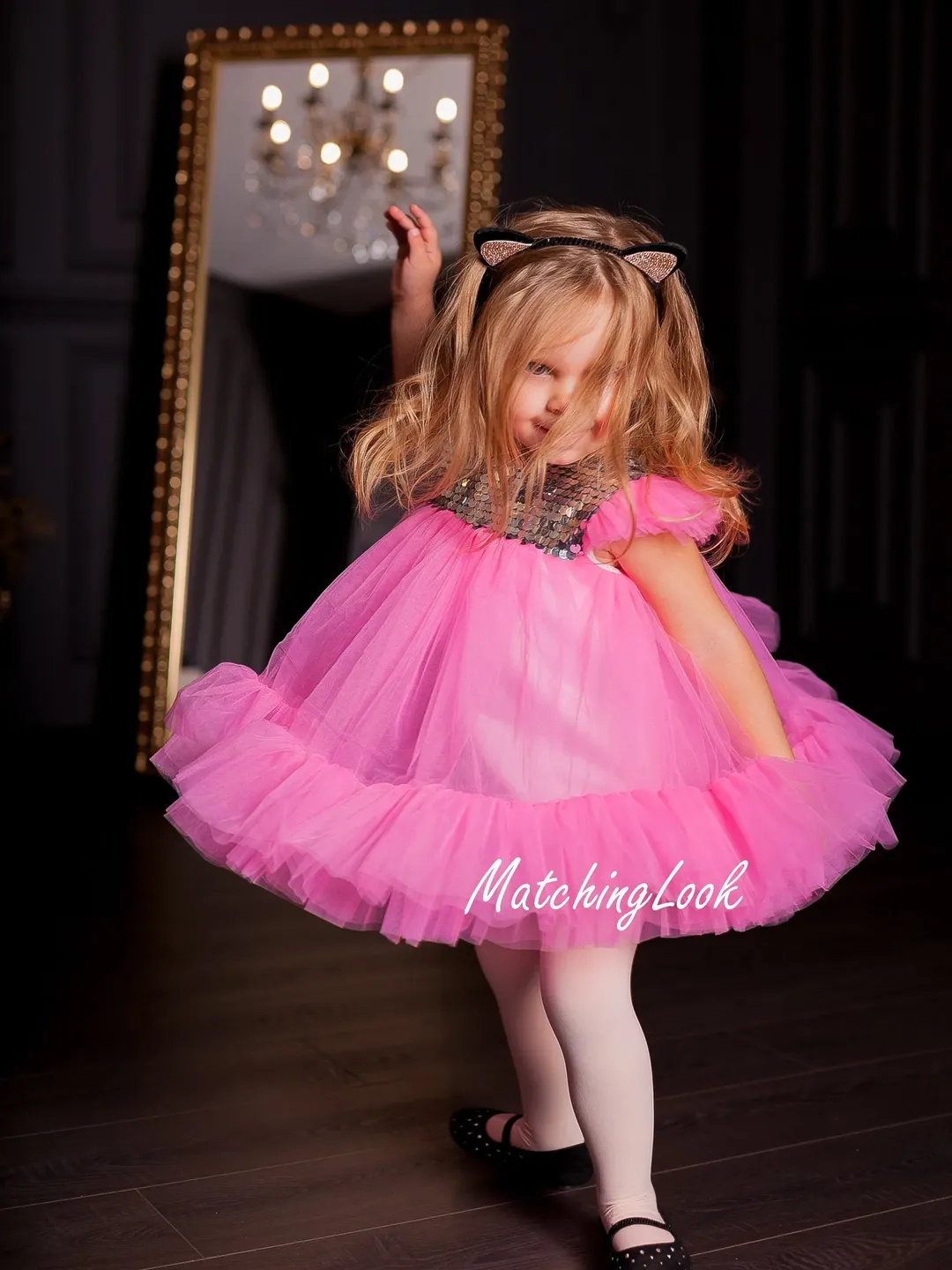 Hot Pink Dress, Baby Girl Dress, Girl Tutu Dress, Photoshoot Dress, Princess Dress, Girl 6 Dress, 5th Birthday Dress, Party Dress, Tulle