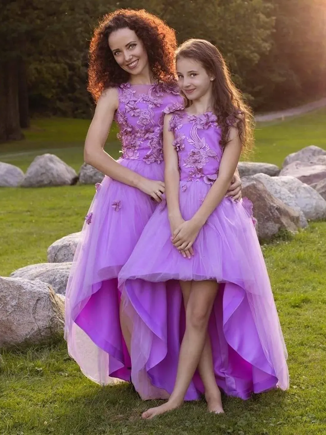 elegant purple dresses Affordable Purple Unique Mermaid Elegant Modest Women Long Evening Pro –  bridalsew main image 1