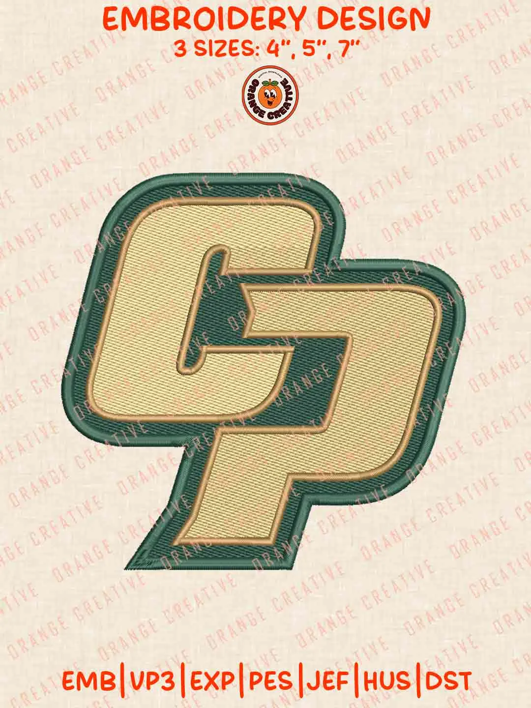 Cal Poly Mustang Short Name Embroidery Design Files, Football Embroidery Designs, Sport Machine Embroidery Files, 3 Sizes, Custom Sizes, Instant Download