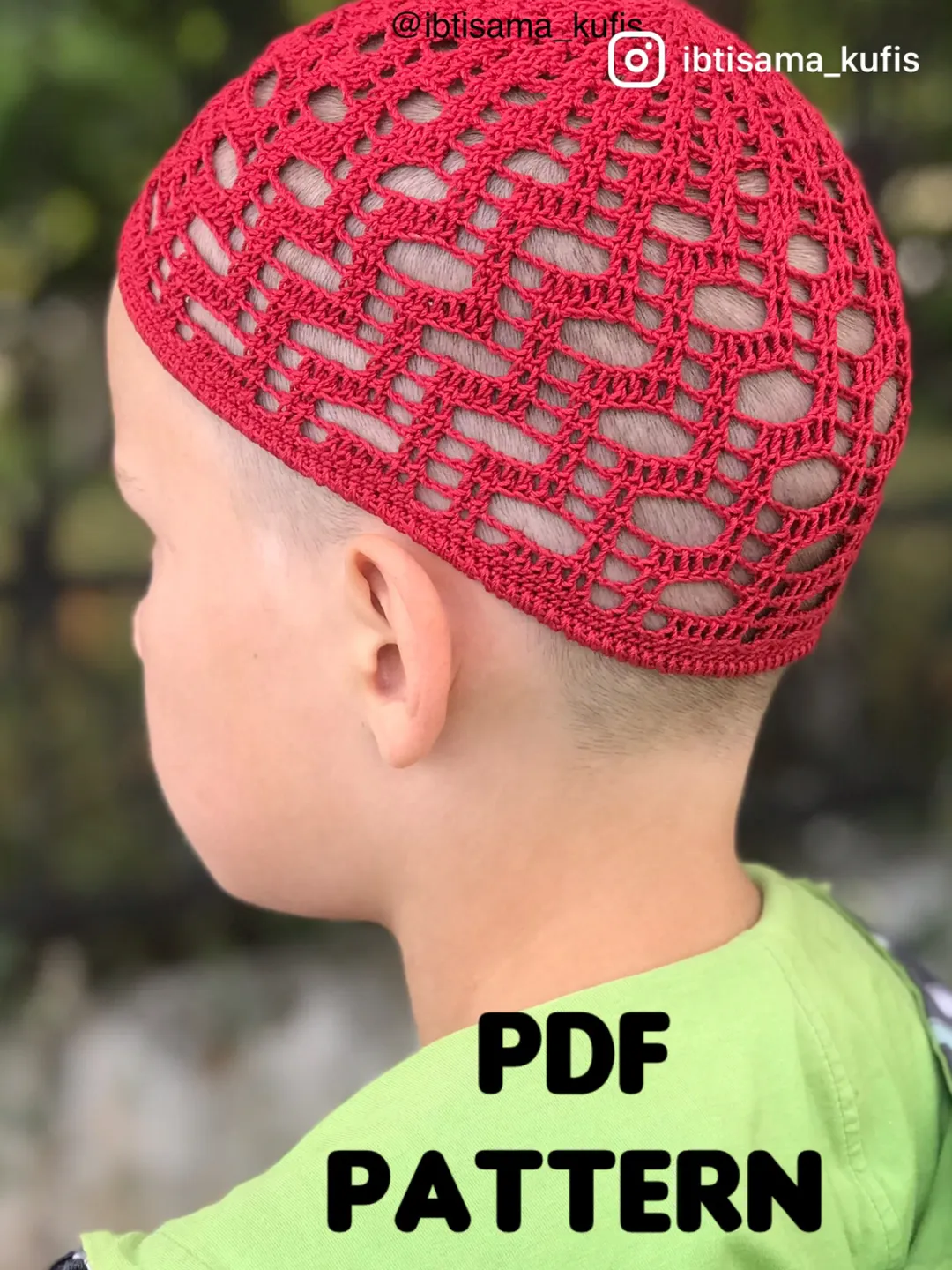 Crochet sun hat pdf printable pattern