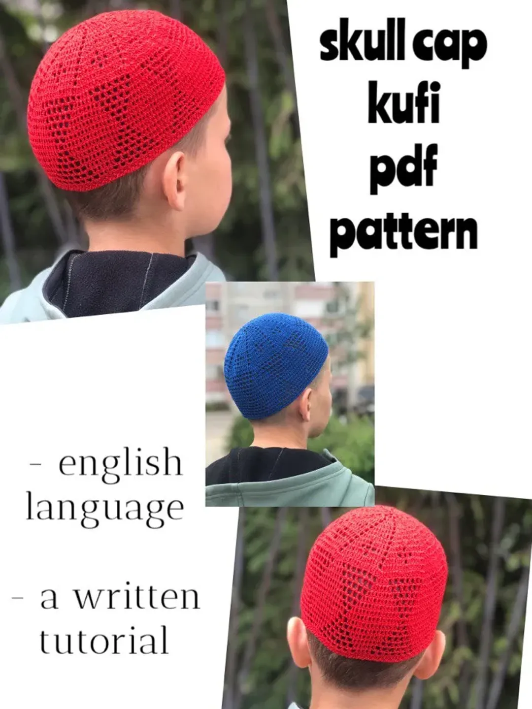 Mens skull cap crochet pattern