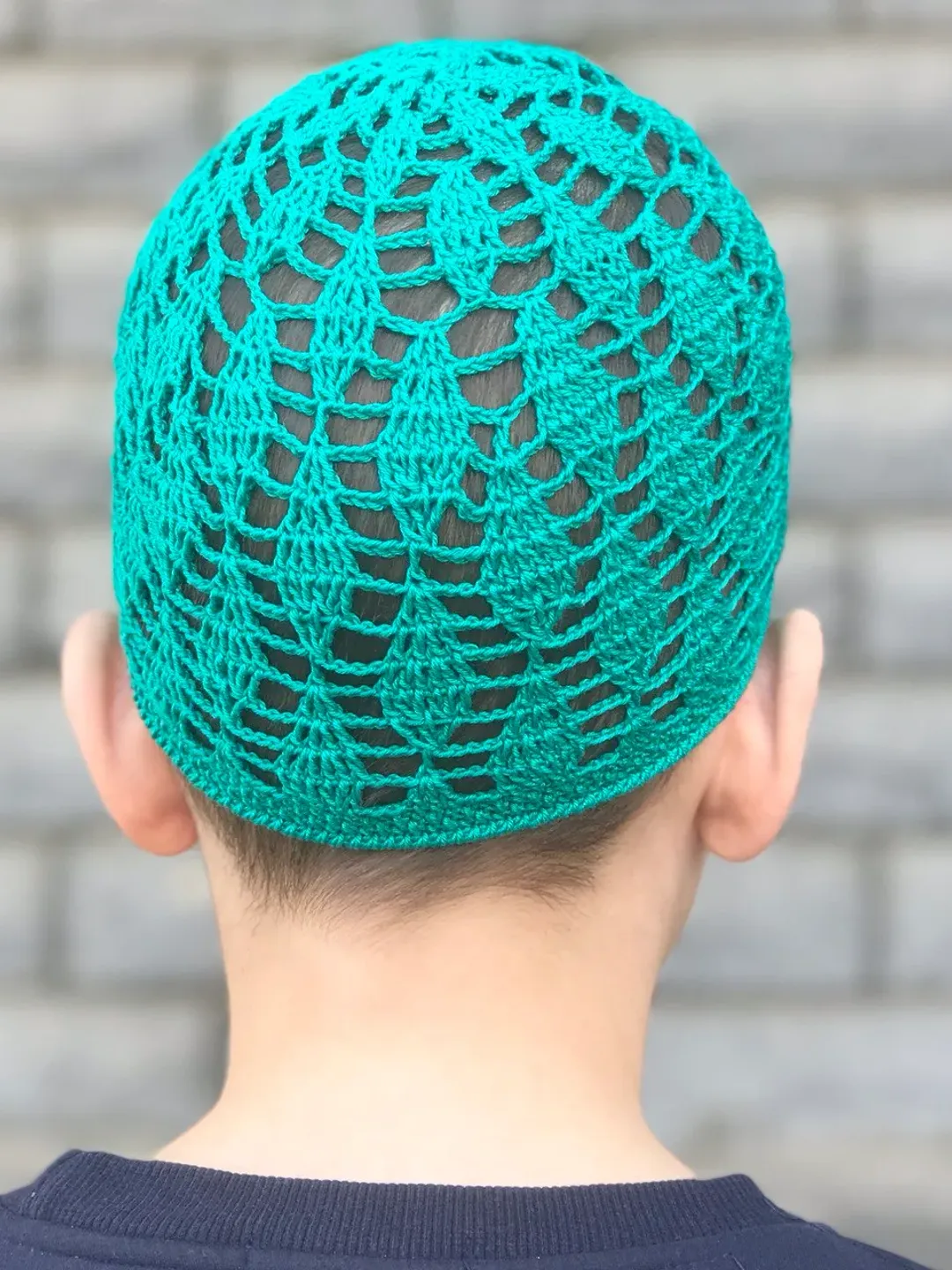 Summer skull cap kufi for adults PDF pattern