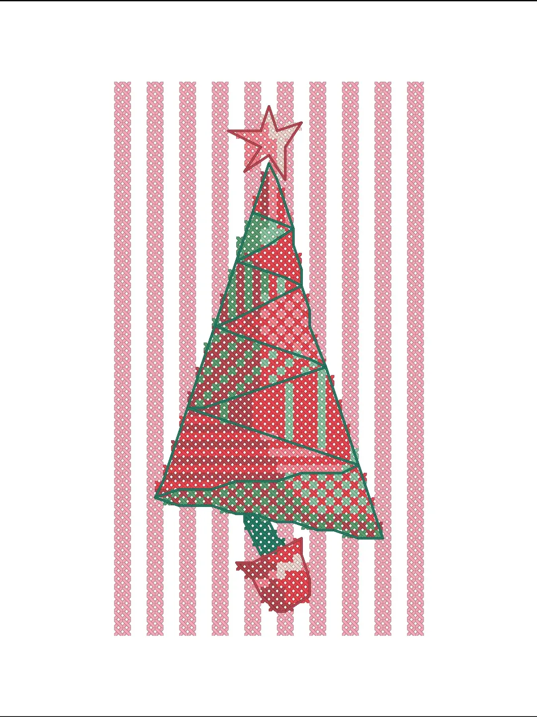 Cross stitch patterns Christmas tree PDF