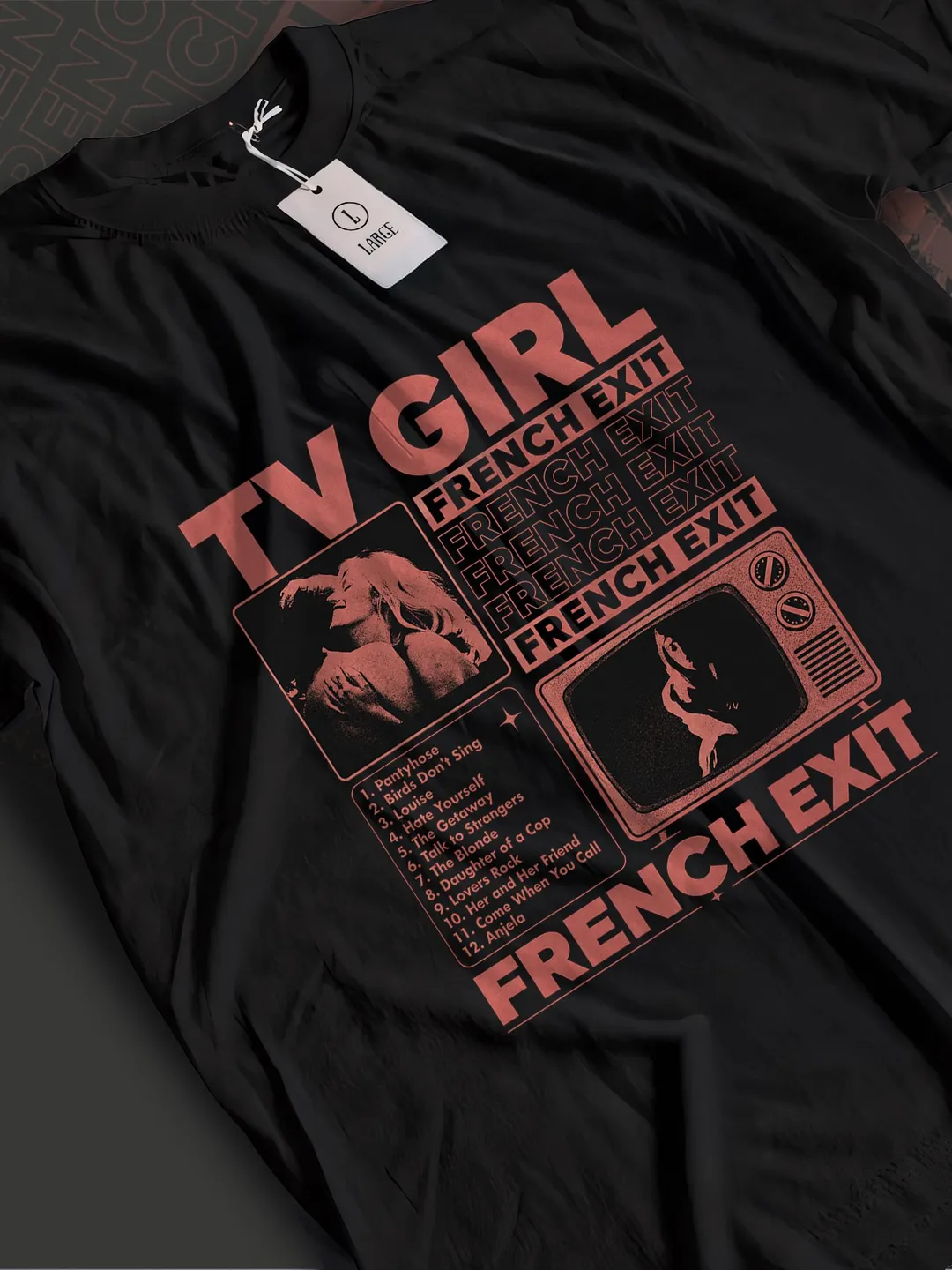 TV Girl French Exit Album T-Shirt – Indie Pop Band Merch Tee