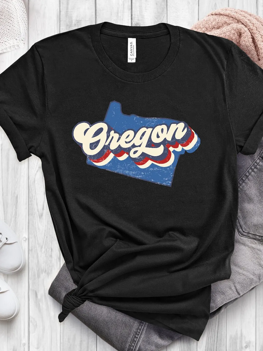Vintage Oregon Shirt - Retro Look, Comfortable Fit