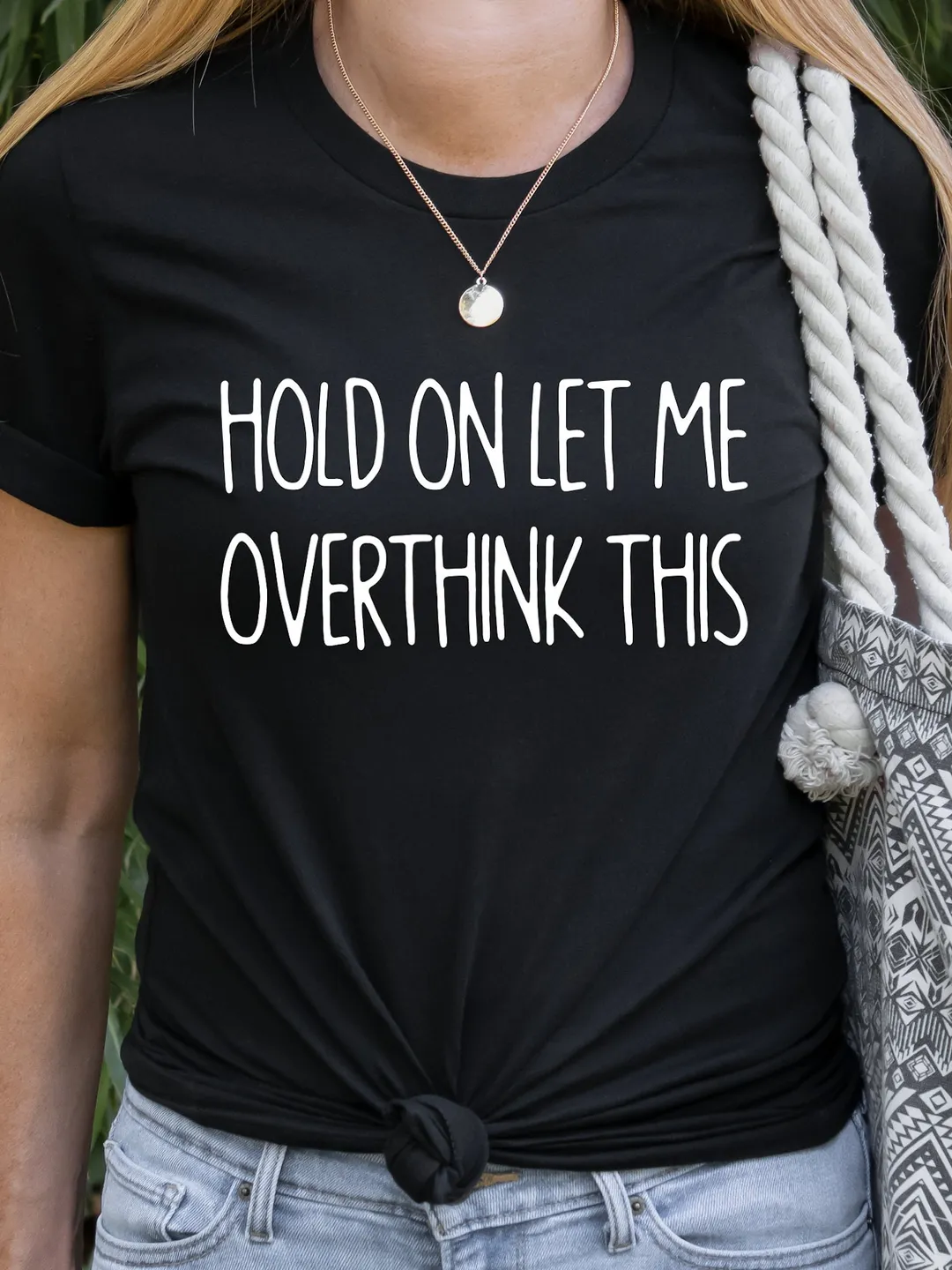 Let Me Overthink This Tee: Sarcastic Humor Shirt