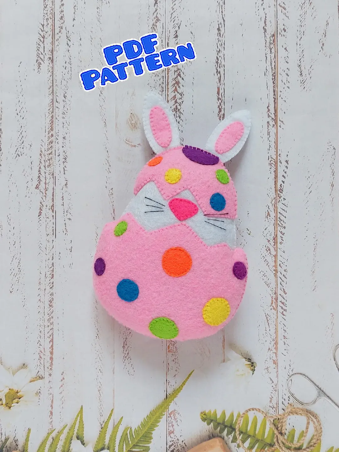 Felt easter bunny pattern Felt easter egg pattern Felt easter decor Felt ornaments diy Felt ornament Easter Egg Ornament DIY Easter felt toys