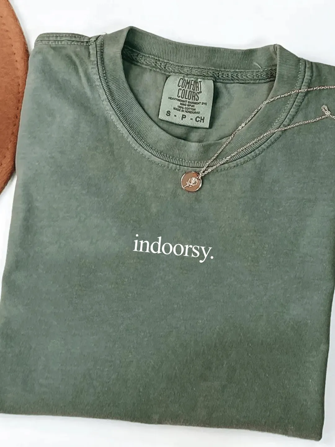 Comfort Colors® Indoorsy T-Shirt Cozy Homebody Minimalist Introvert Lifestyle Shirt