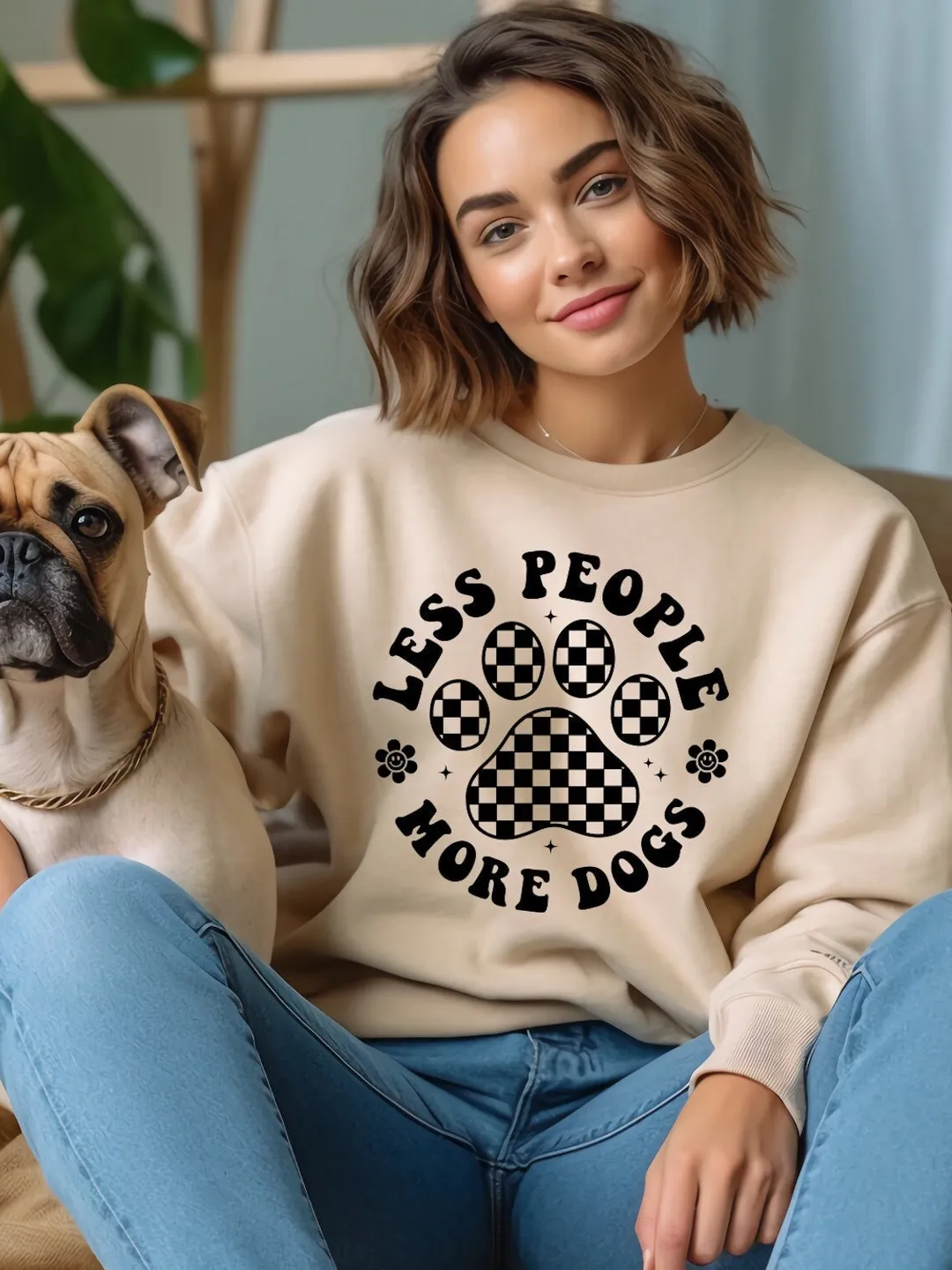 Less People More Dogs T-Shirt: Dog Lover Tee, Dog Mom Gift
