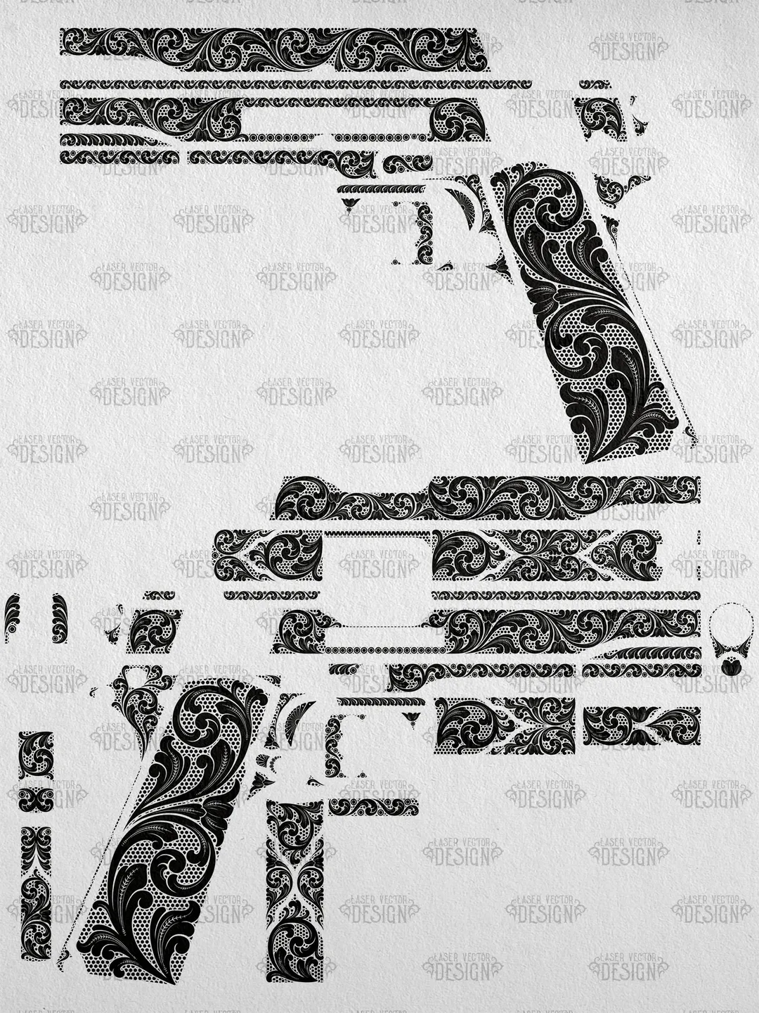 VECTOR DESIGN Colt 1911 Competition Classic Scrollwork