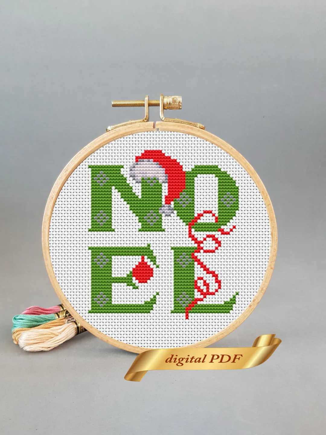 Noel pattern pdf cross stitch DIY Christmas embroidery, Easy cross stitch