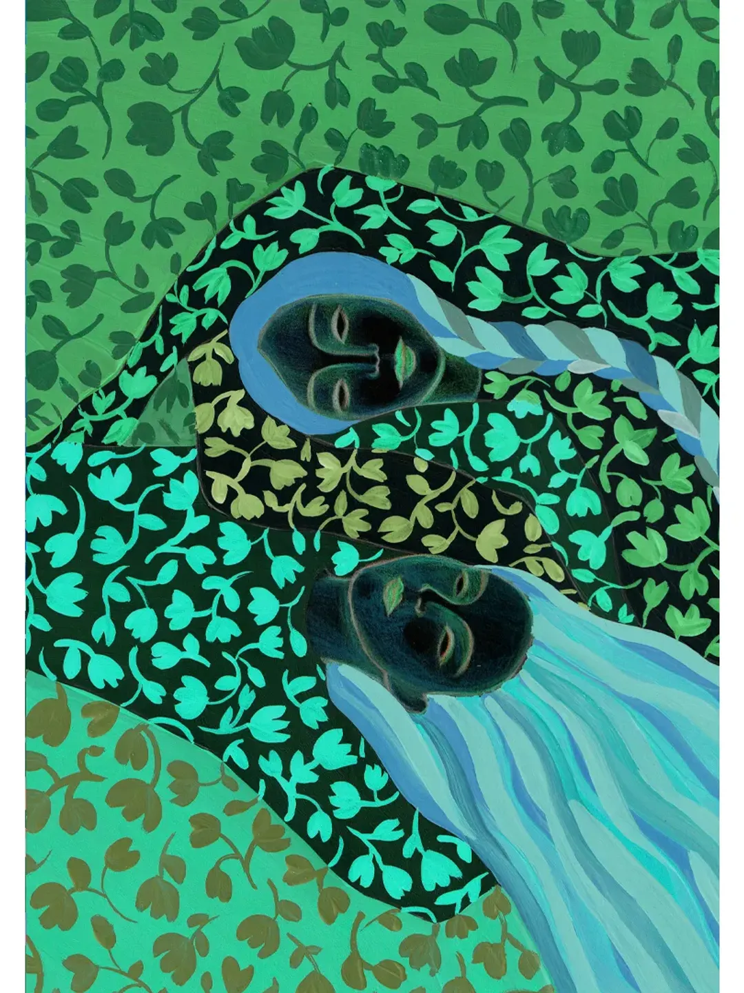 Art print Digital illustration Neon light Girls