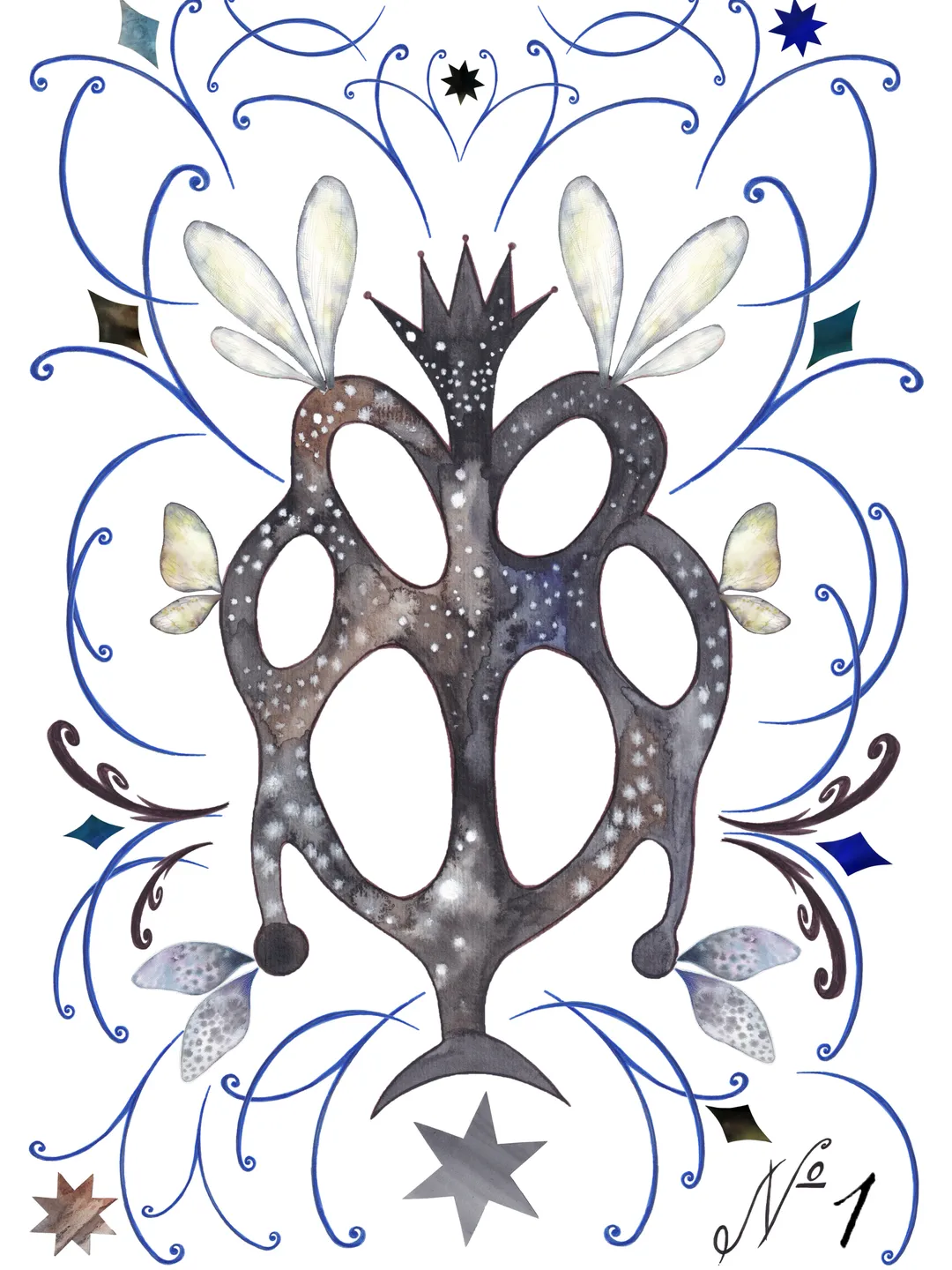 Art print Watercolor digital illustration