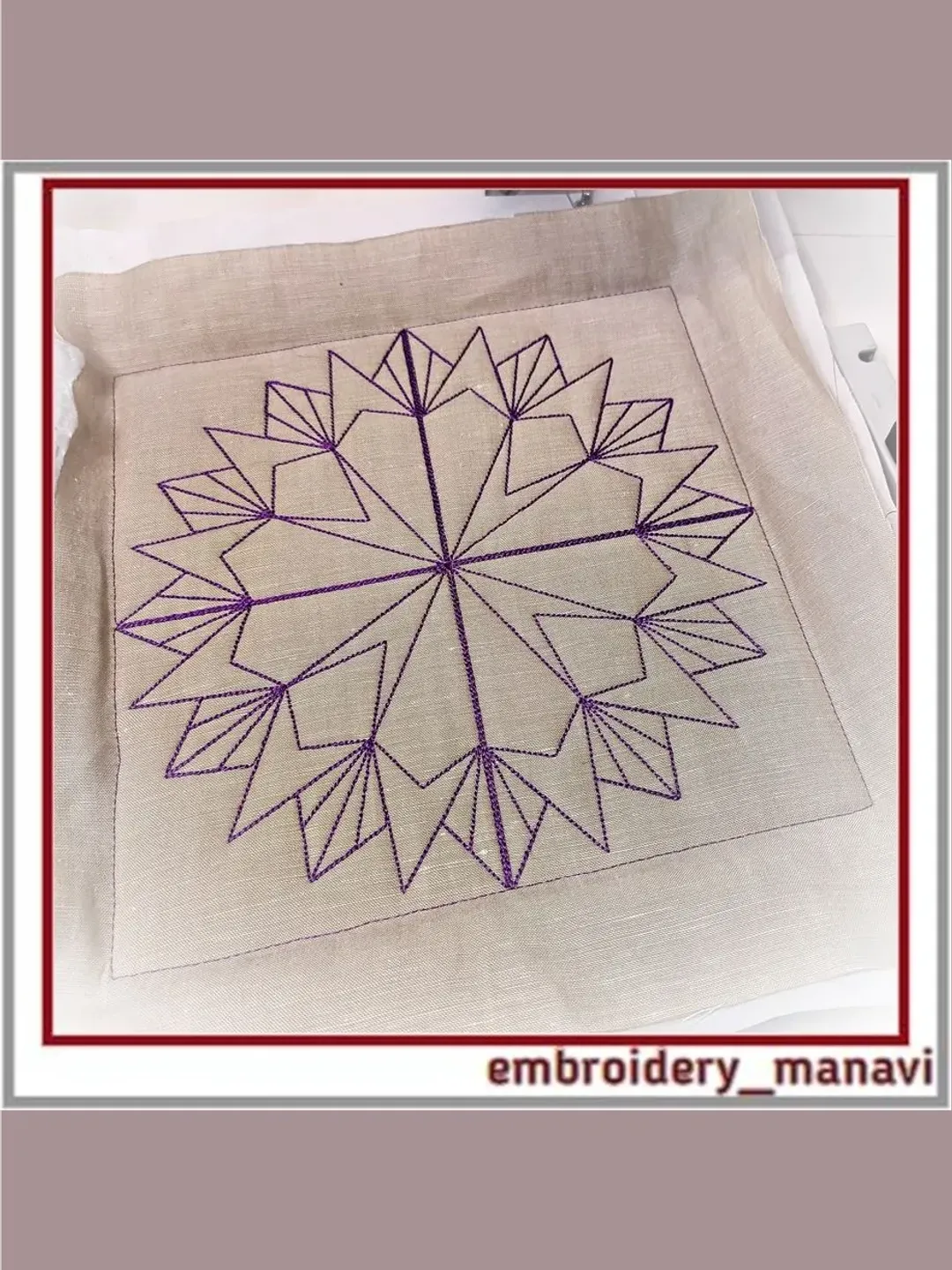 Quilt block 18 machine embroidery designs, Instant download