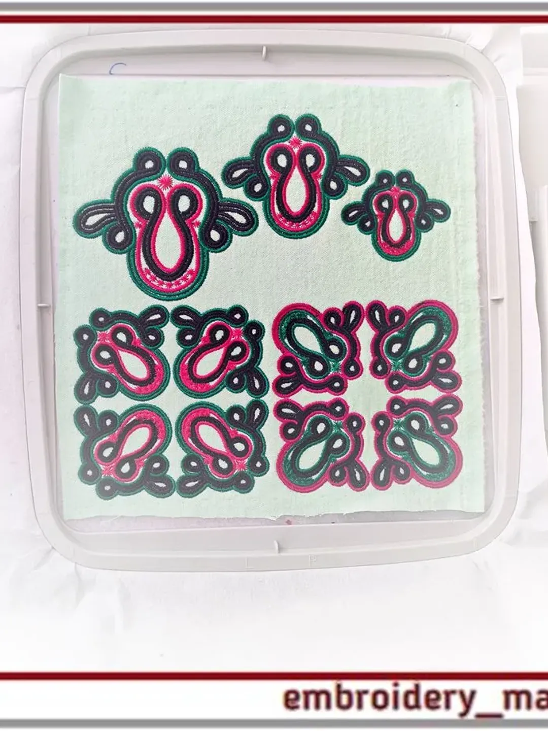 Machine embroidery designs patterns for decorating accessories and home ...