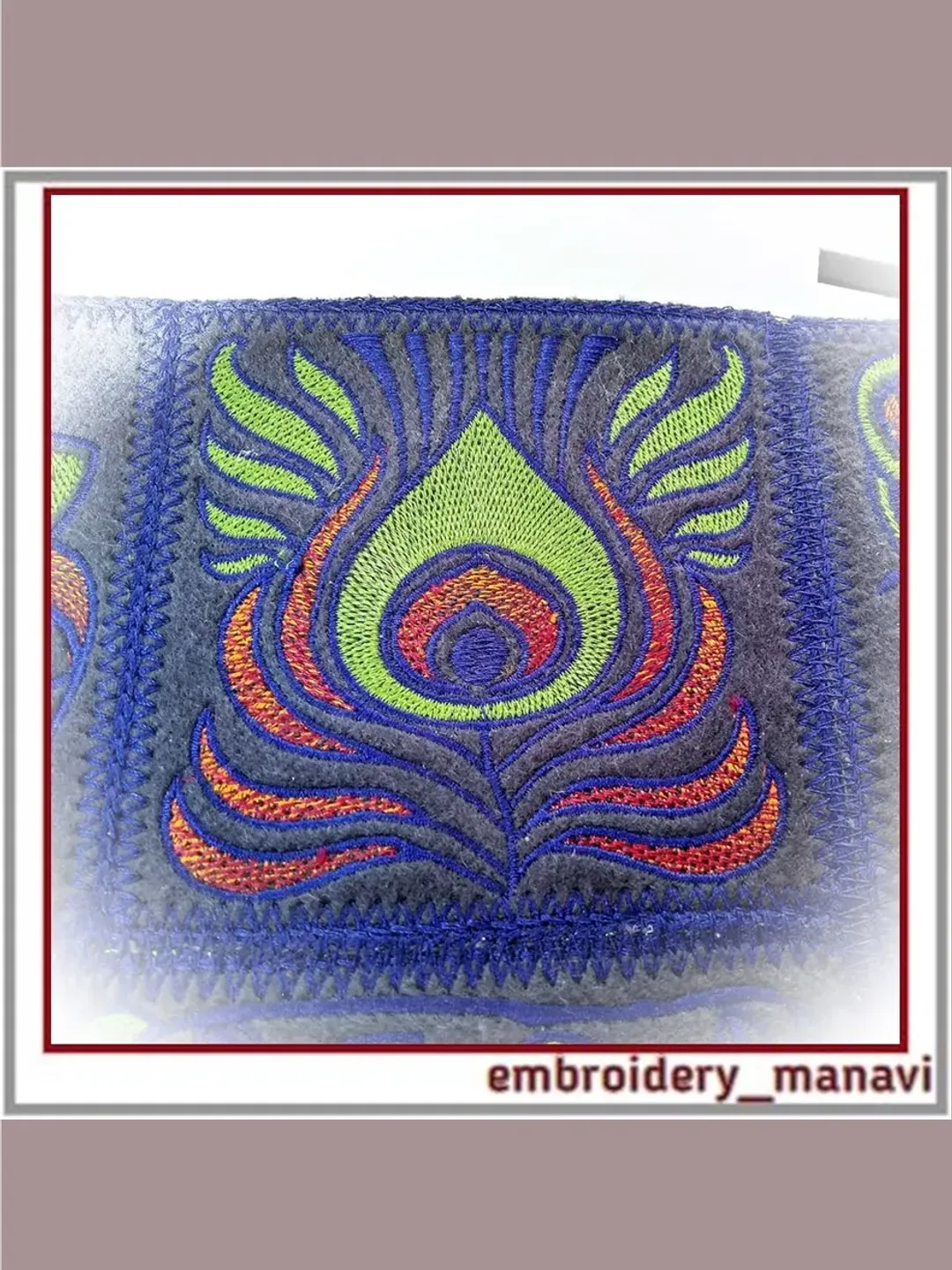 Machine Embroidery designs Set 3 for with a flower