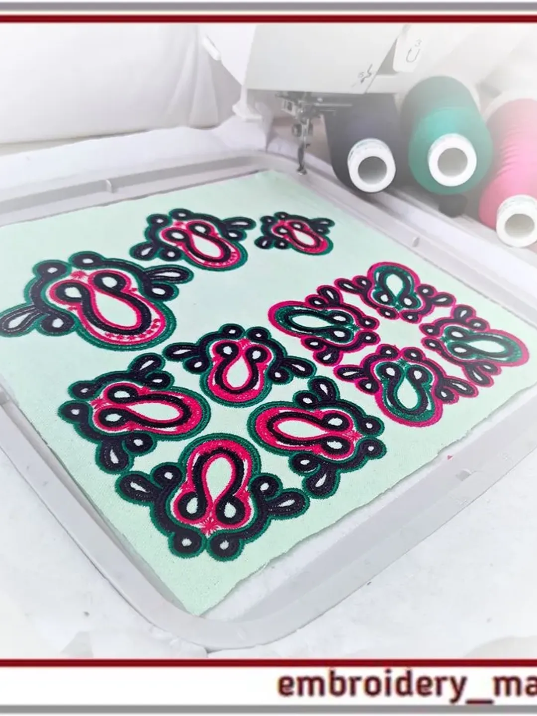 Machine embroidery designs patterns for decorating accessories and home ...