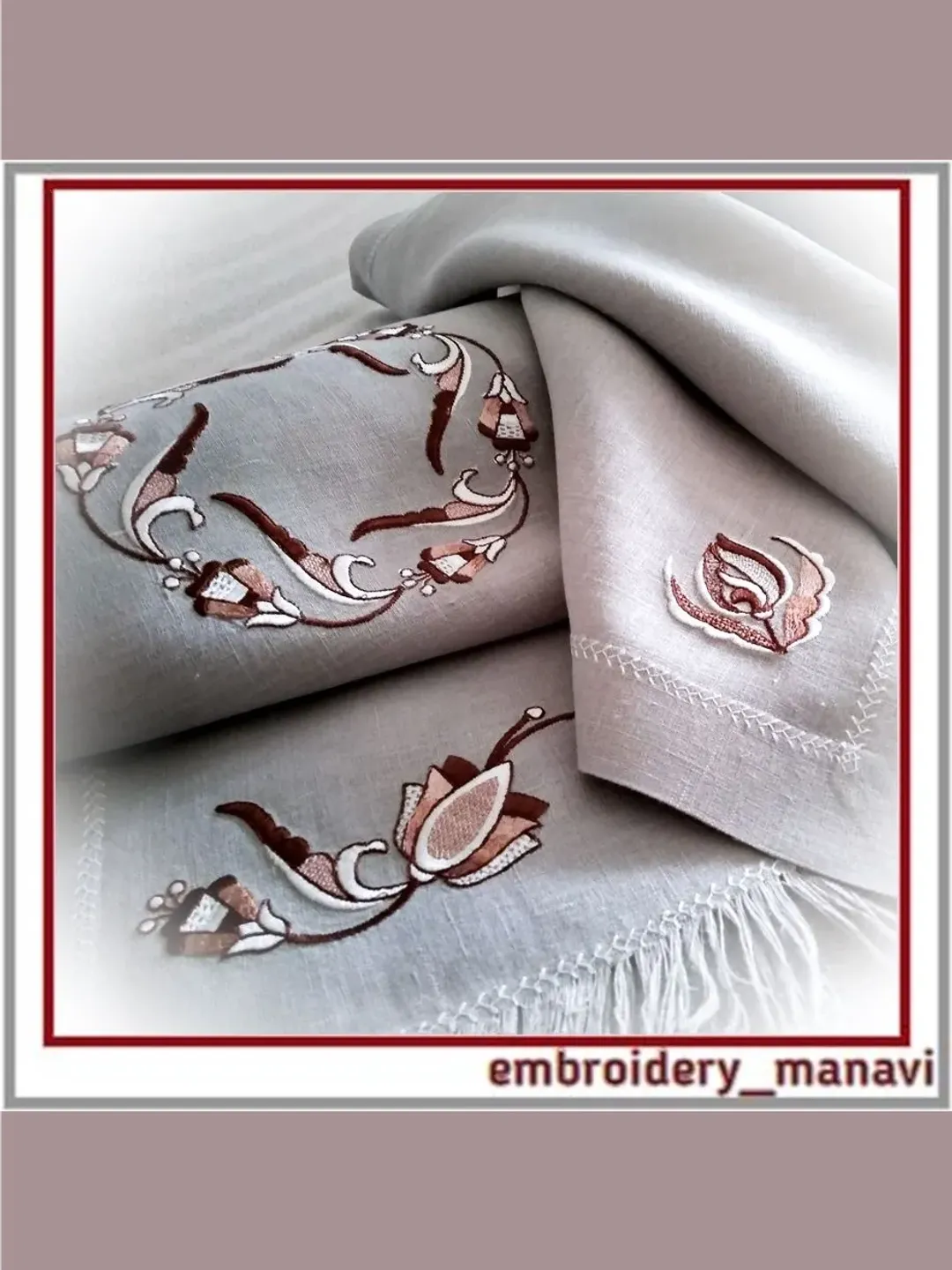 Machine Embroidery bundle of 14 Floral Designs
