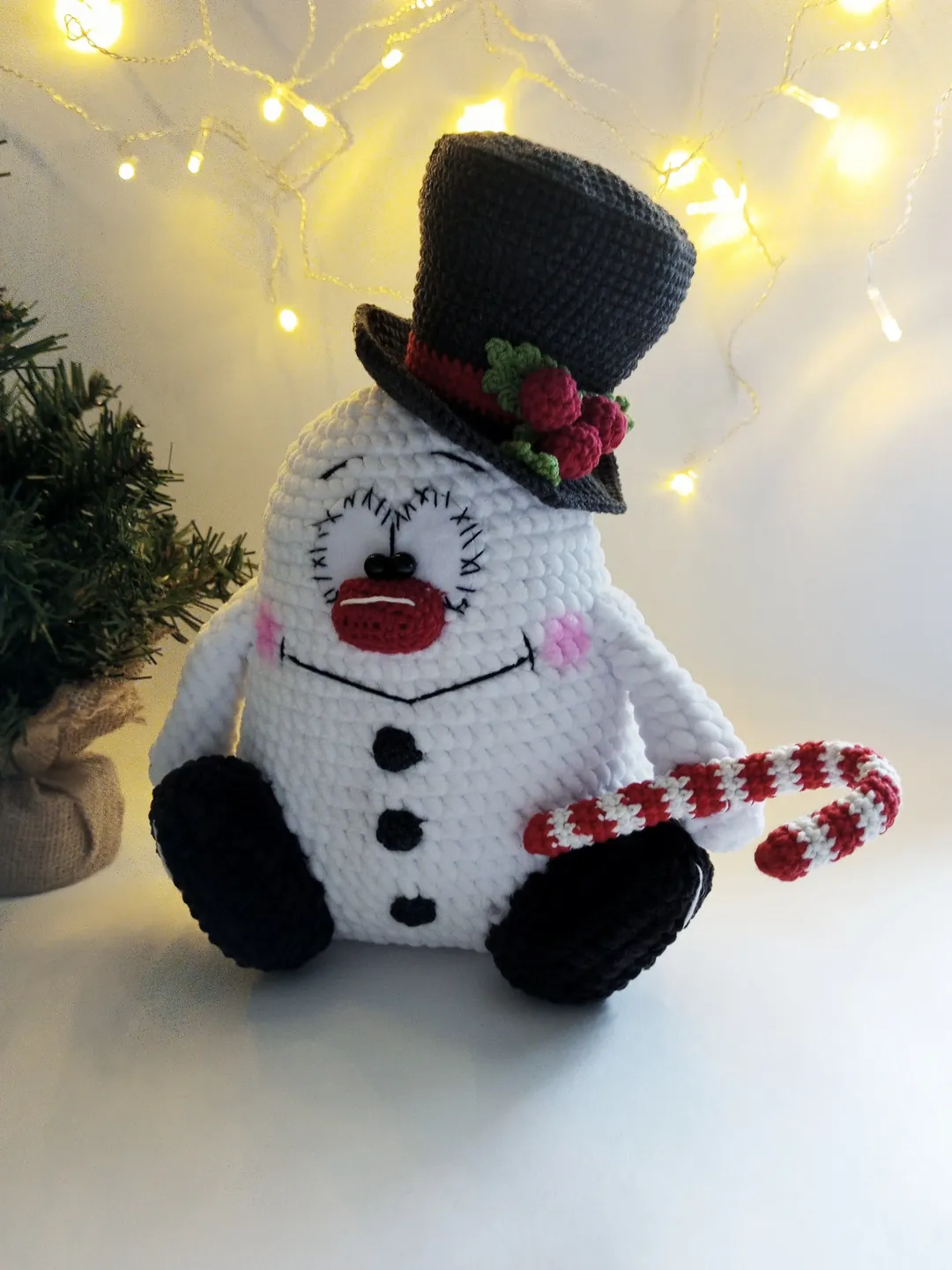 Crochet pattern for Snowman christmas toy, PDF English amigurumi, Snowman PDF Crochet Pattern,Toy Winter Christmas.