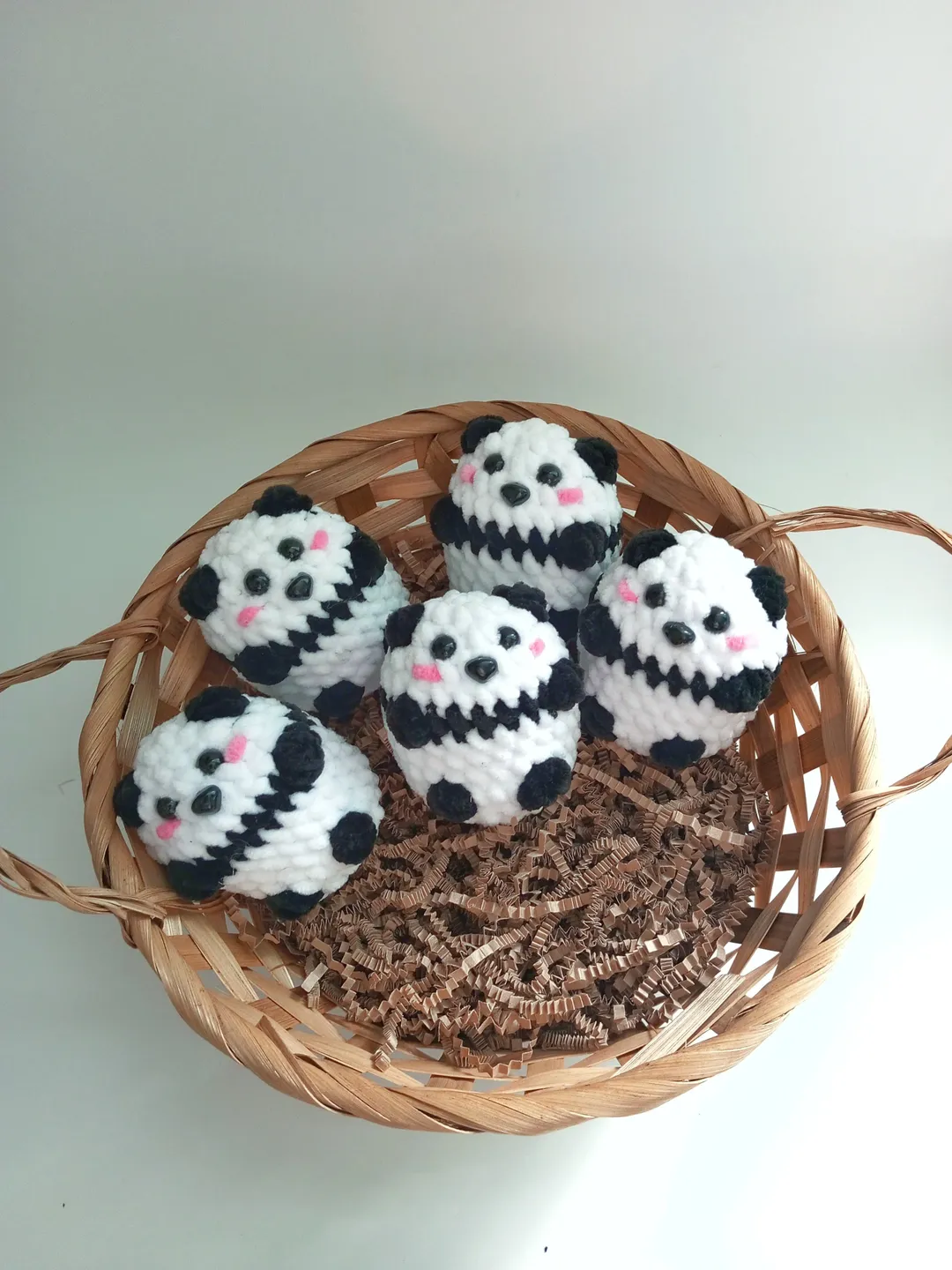 Panda Keychain Crochet Pattern - Small Toy - Accessory