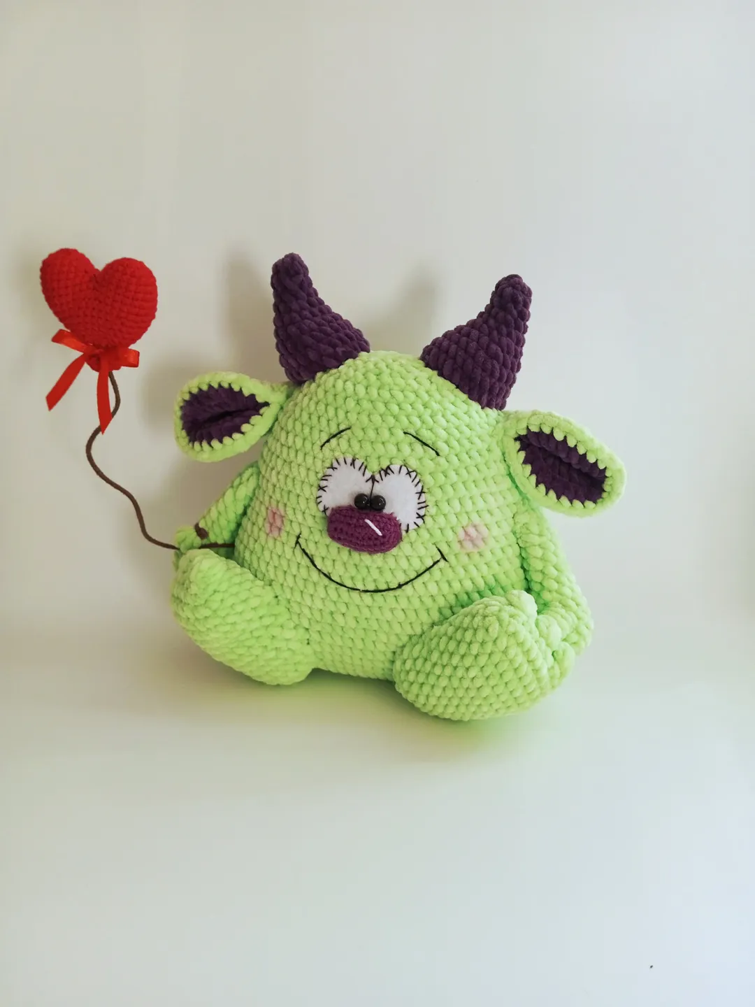 Crochet pattern monster, PDF, Crochet pattern Valentine Day