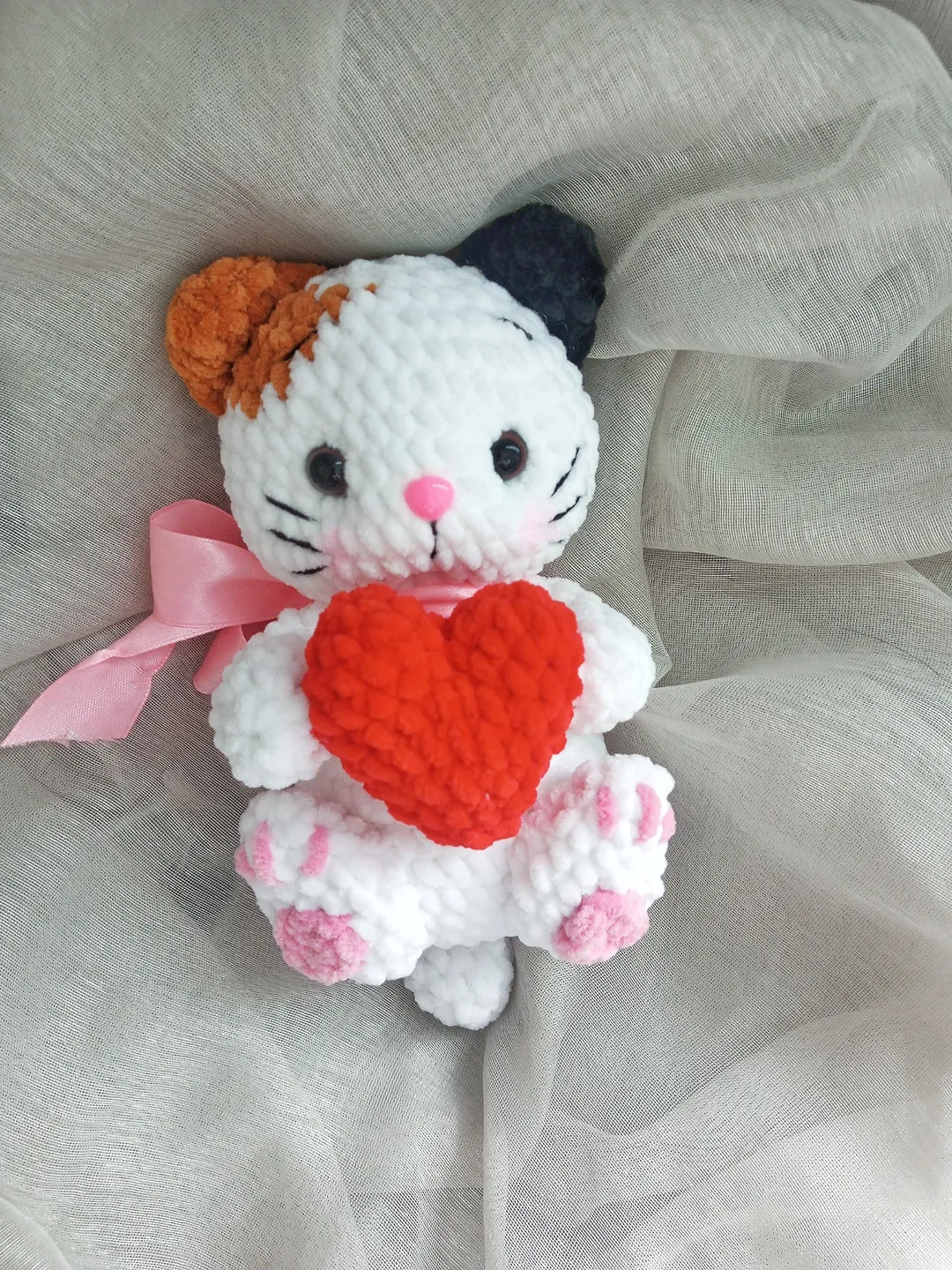 Crochet cat pattern, Amigurumi toy crochet pattern, cat plush pattern, soft toy, crochet kitten