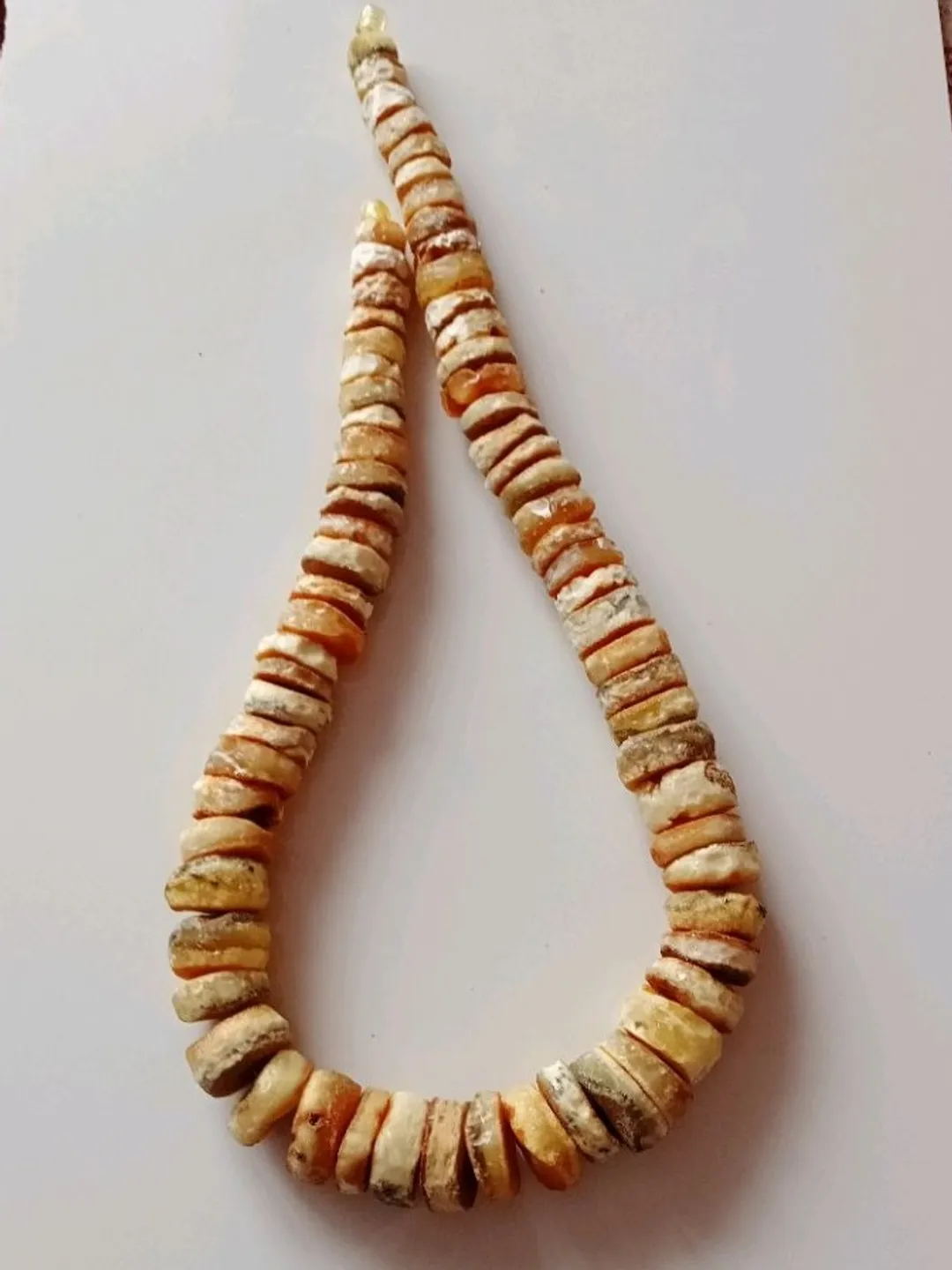 Raw Amber Jewelry for Women Big Boho Beads Necklace Natural Baltic amber rare white milky and yellow Statement Healing Gemstone Jewelry