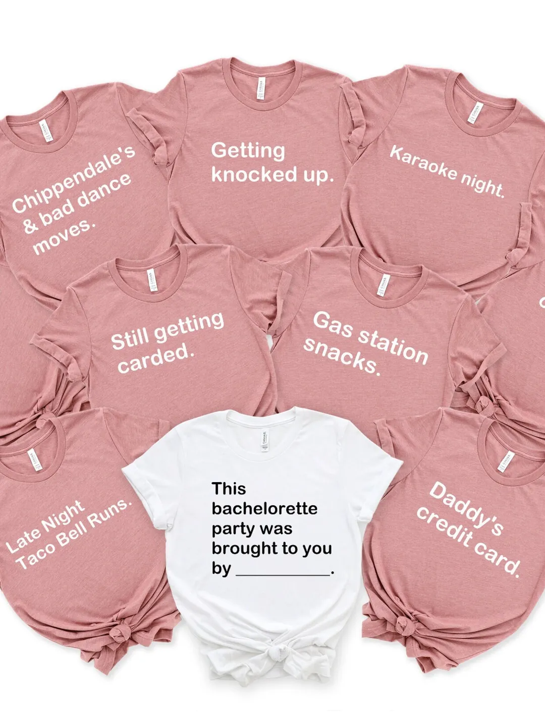 Cards Against Humanity Themed Bachelorette Shirt: Funny Team Bride Maid of Honor (Soft Cotton)