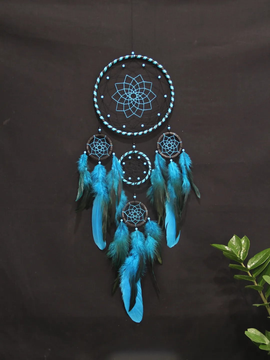 dream catcher black and blue