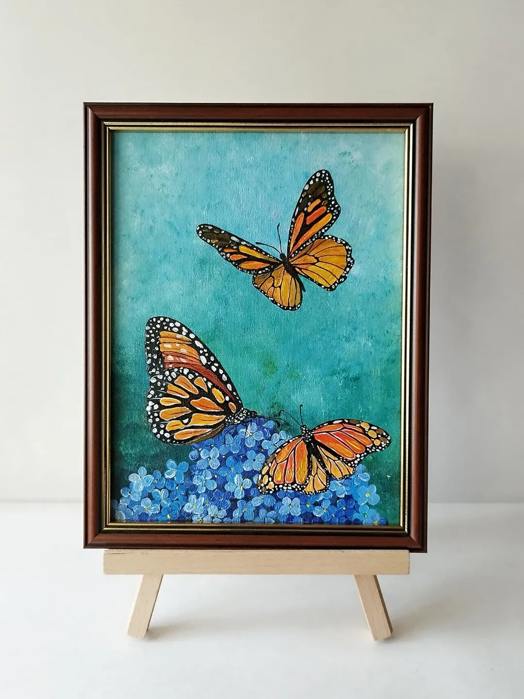 Monarch Butterflies: Acrylic Painting Insect Art | Artwork