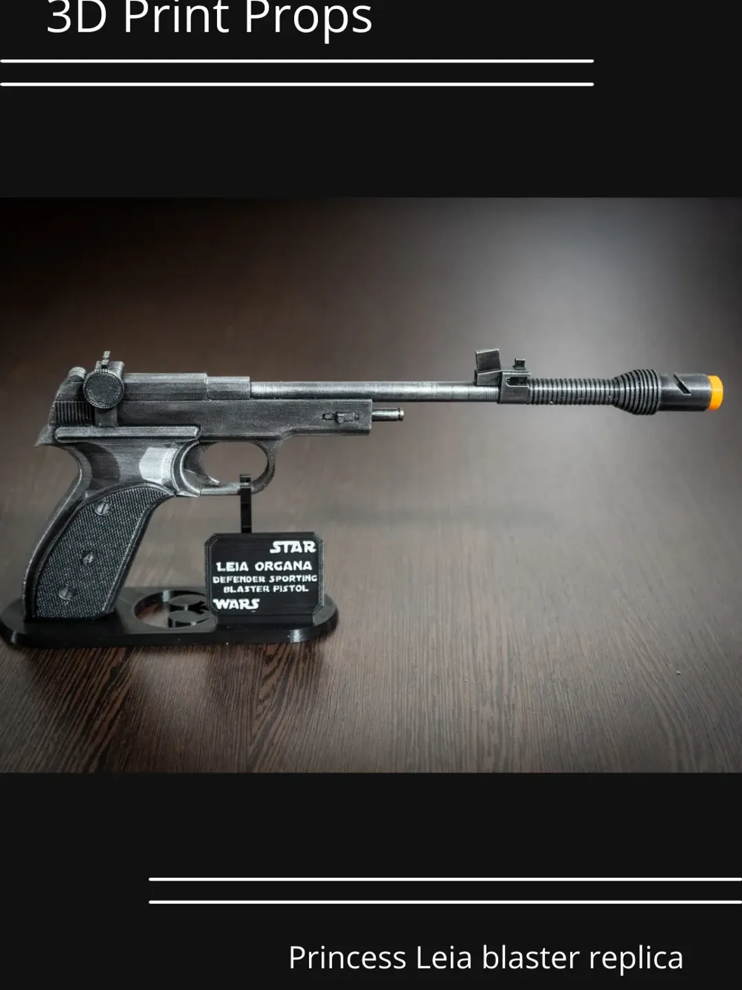 Princess Leia blaster replica | Star Wars Replica Leia gun | Star Wars Props | Star Wars Cosplay