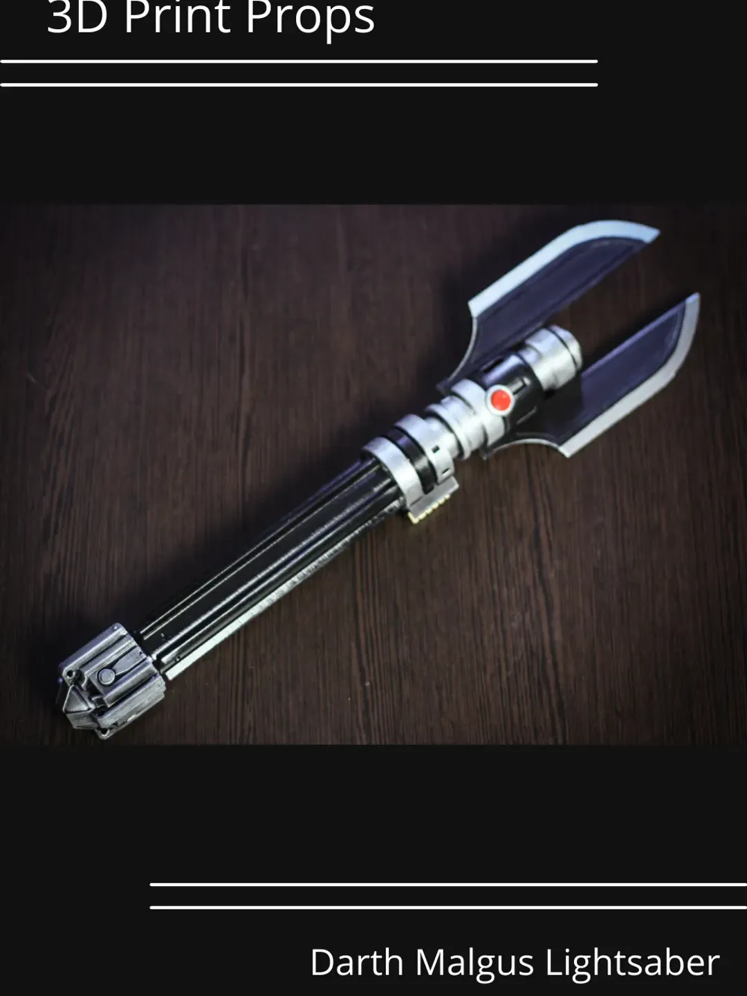 Darth Malgus Lightsaber | Star Wars Props | star wars gift | Star Wars Replica