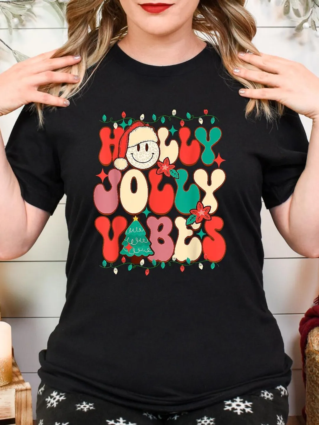 Holly Jolly Christmas Shirt: Matching Family Tee