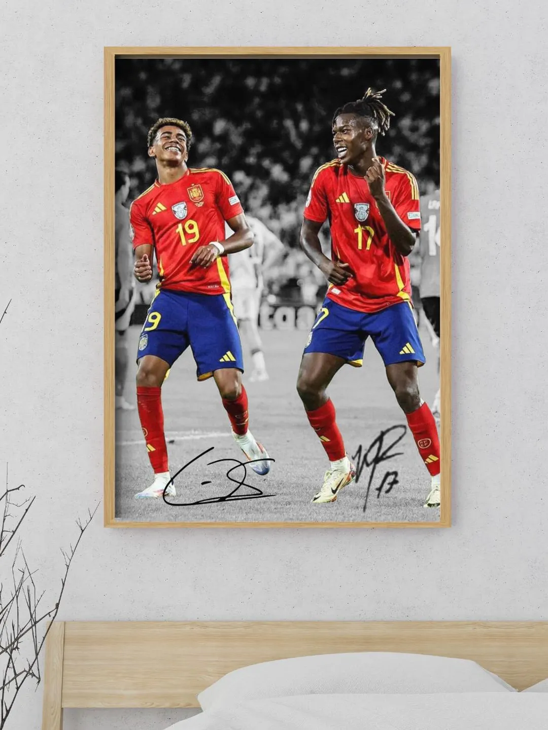 Nico Williams & Lamine Yamal Poster | Spain Football Art (Digital
