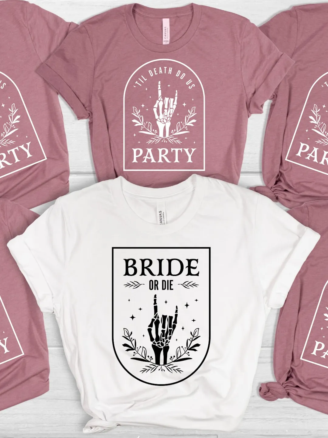 Bride Or Die Shirt, Funny Bachelorette Party Shirts, Bridal Party Shirts, Bridesmaid Gifts, 'Til Death Do Us Party Tee, Bachelorette Favors