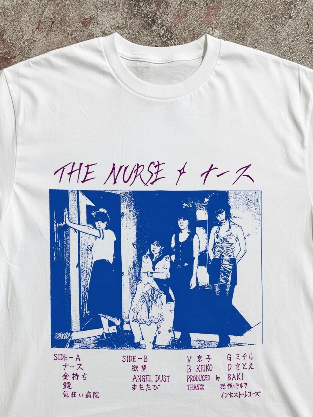 The Nurse Punk Shirt: Japanese 80s Hardcore (Vintage Distressed Tee)