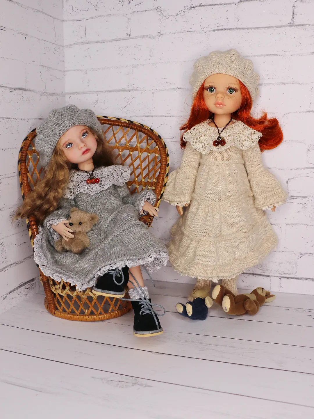 Knitted dress for Paola Reina