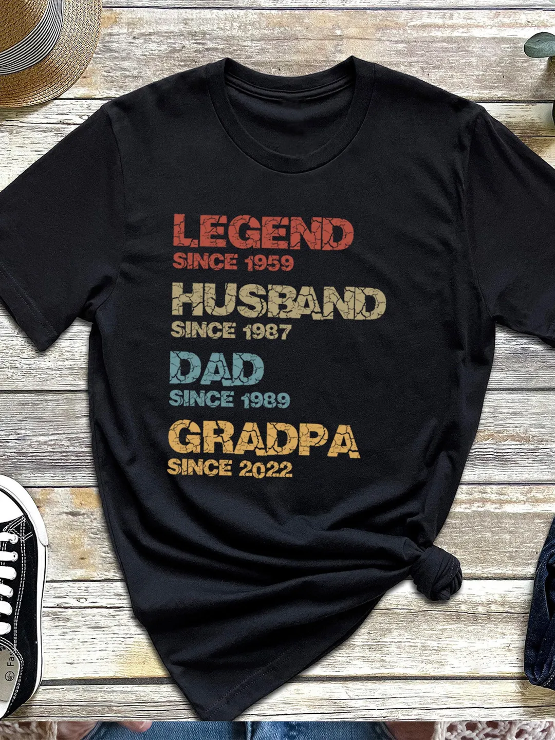 Legend Husband Dad Grandpa Shirt, Personalized (Father's Day, Birthday)