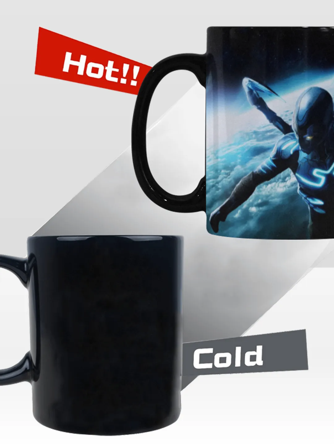 Blue Beetle Color Changing Mug