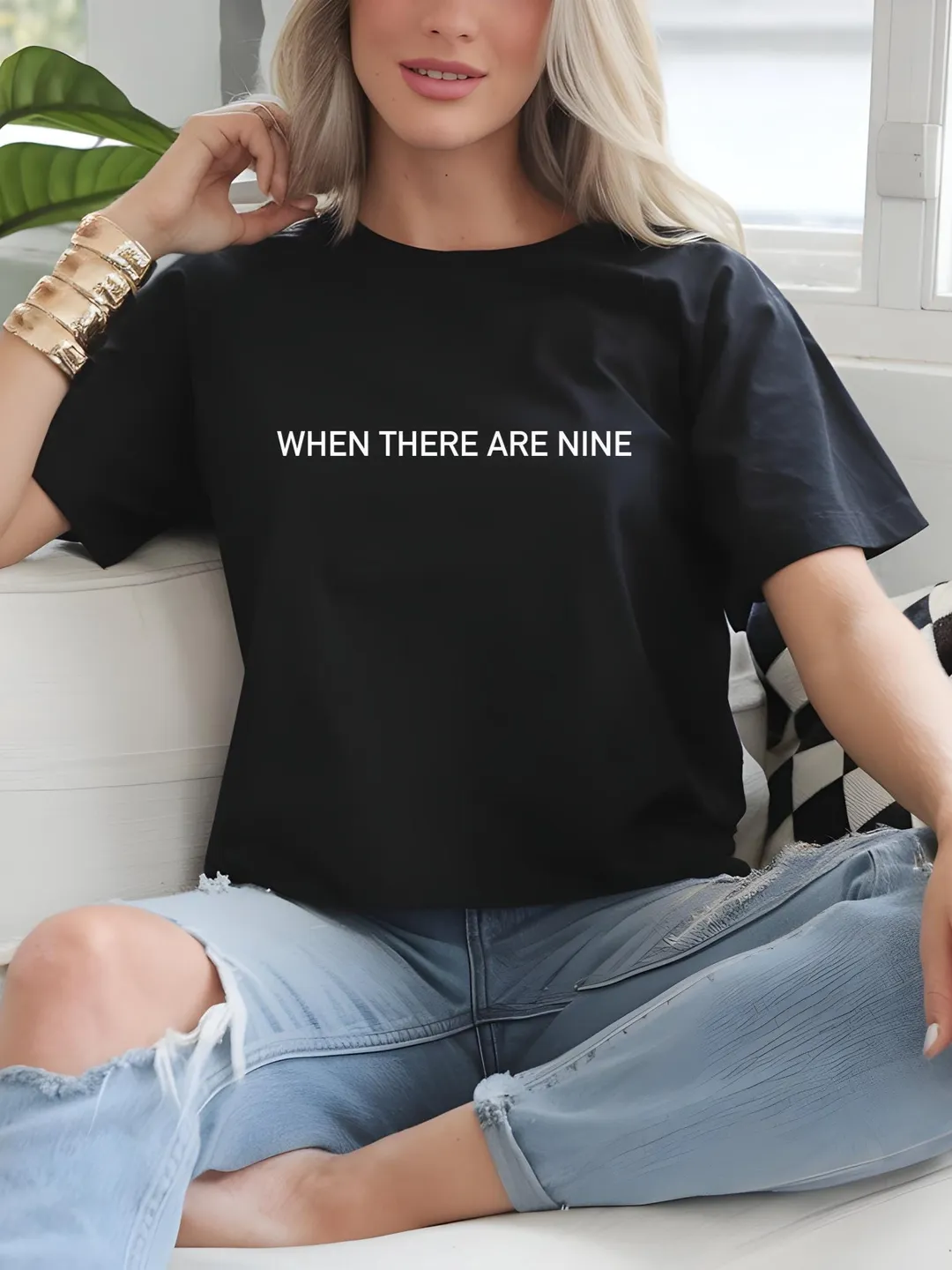When There Are Nine Shirt - RBG Feminist T-shirt