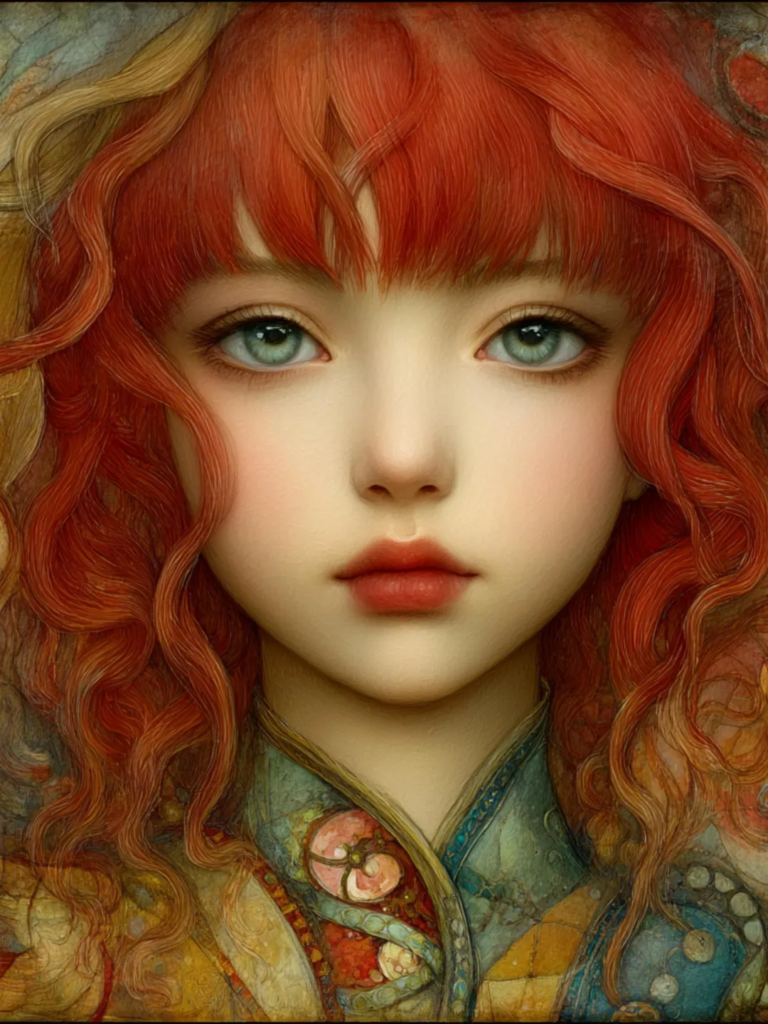 Soft Color Portrait 25 Painterly Female Portrait Art Set Vintage Style Soft Romantic Faces ...