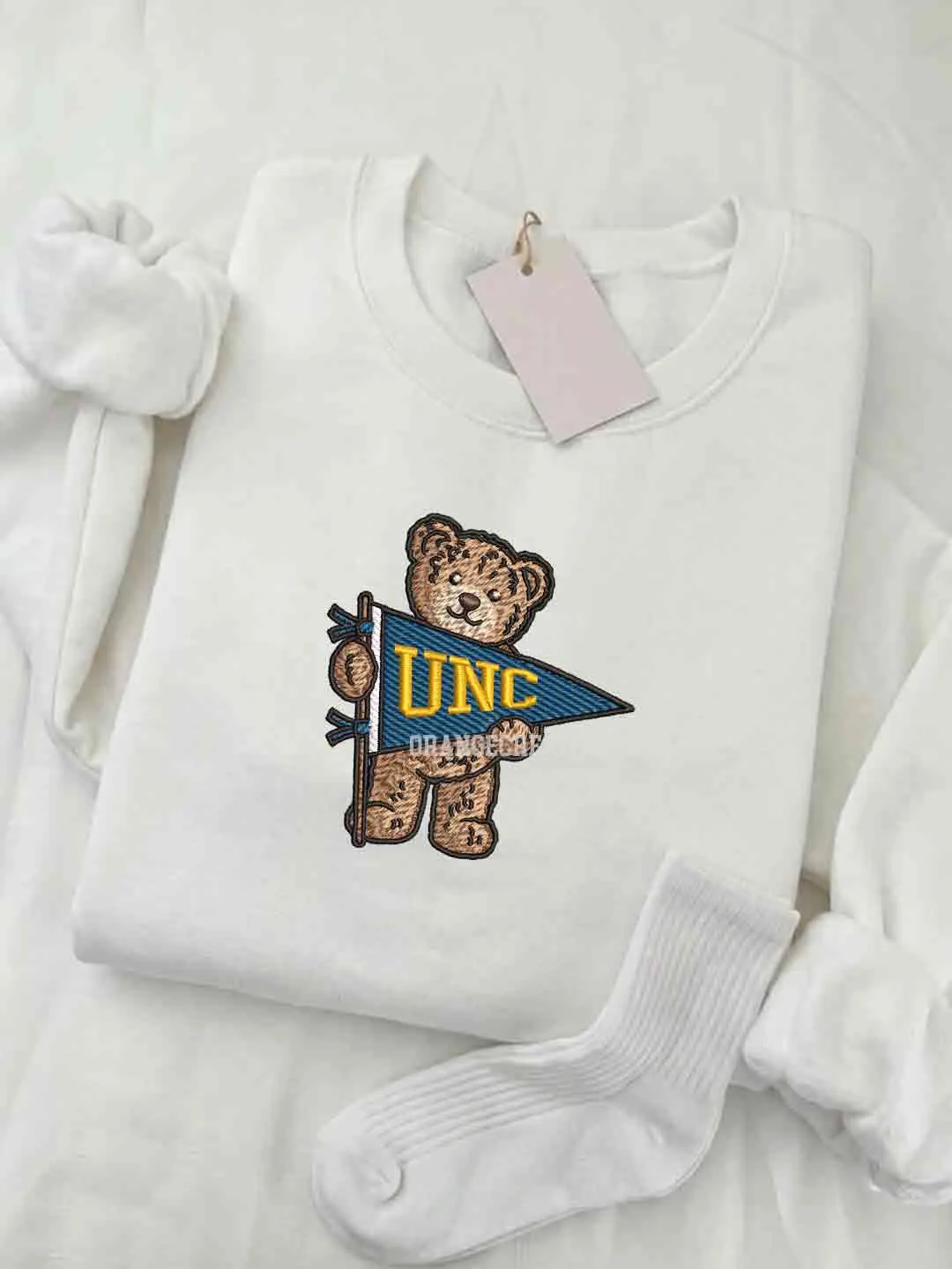 Northern Colorado Bears Embroidered Sweatshirt, College Embroidered Crewneck, NCAA UNC Bears Team Embroidered Shirt, Teddy Bear Sweatshirt, Gift for Collegue