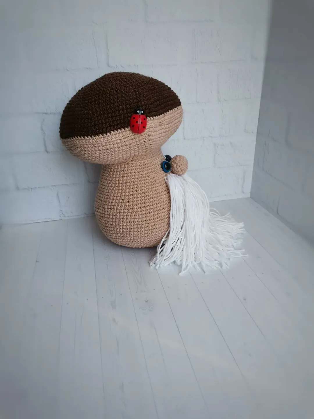 Crochet pattern Mushroom "Wise old man" amigurumi crochet toy crochet pattern in english PDF file with detailed descript