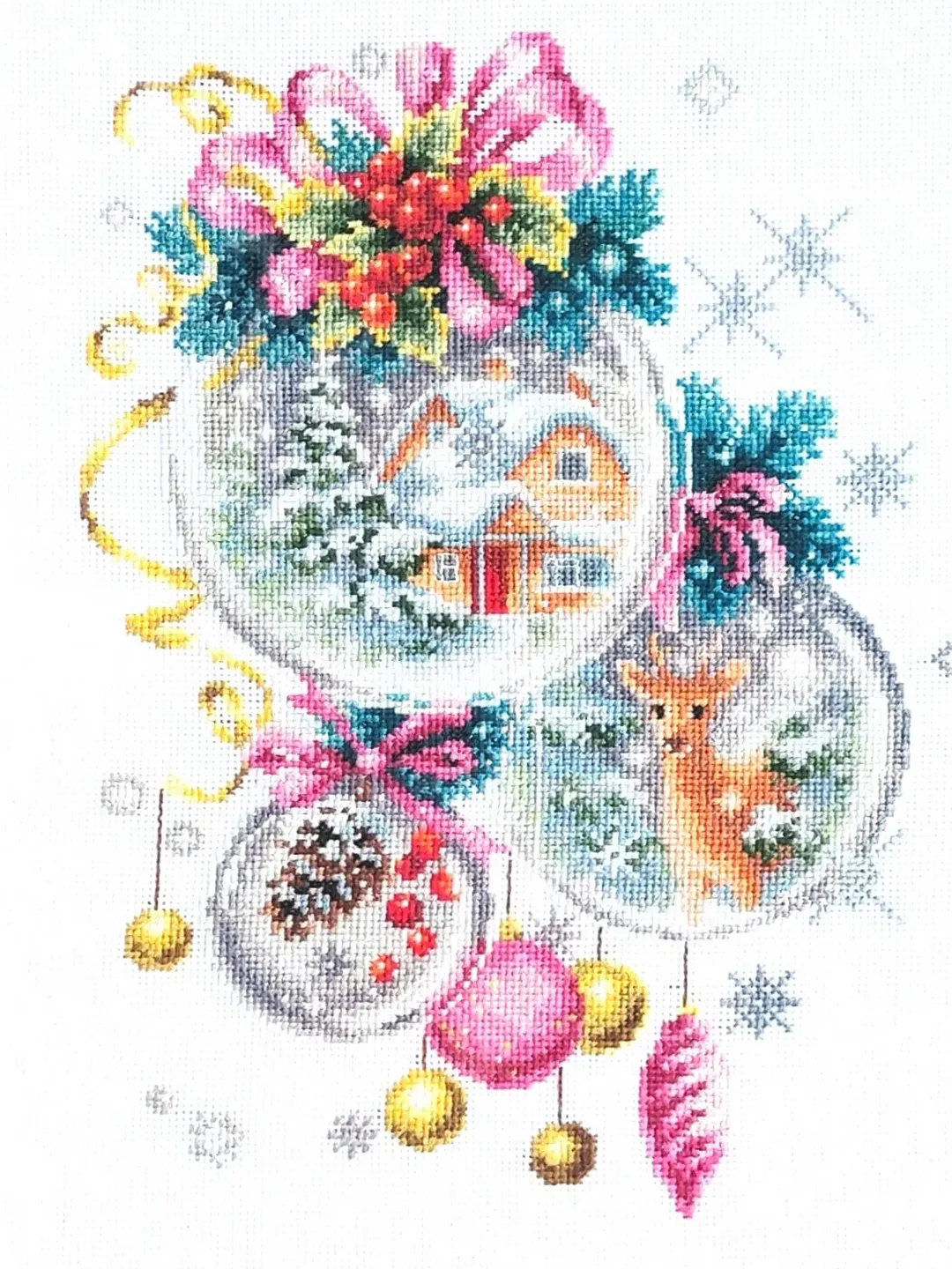 Christmas fairy tale Christmas ornament painting 12*16" Christmas present Wall decor in the nursery