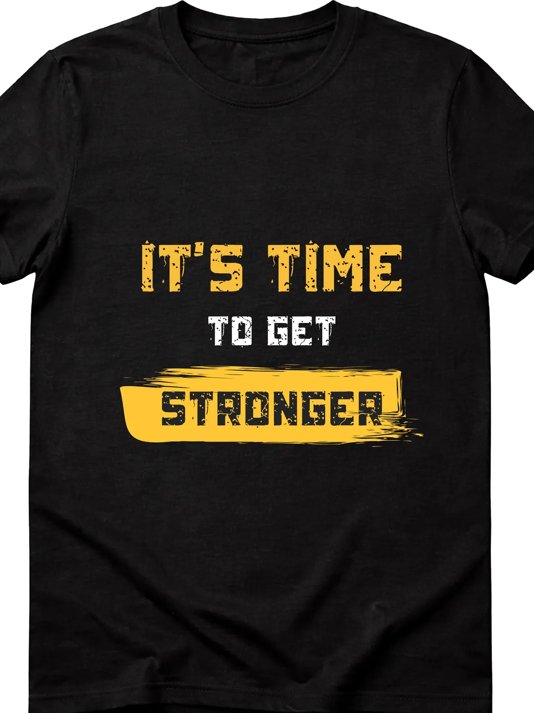 T-Shirt Design  Grey Yellow Grunge Fitness Lifestyle and Hobbies T-Shirt | Sport Graphic Tee