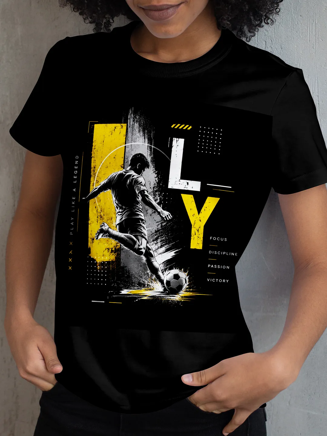 Soccer Player Shirt Design