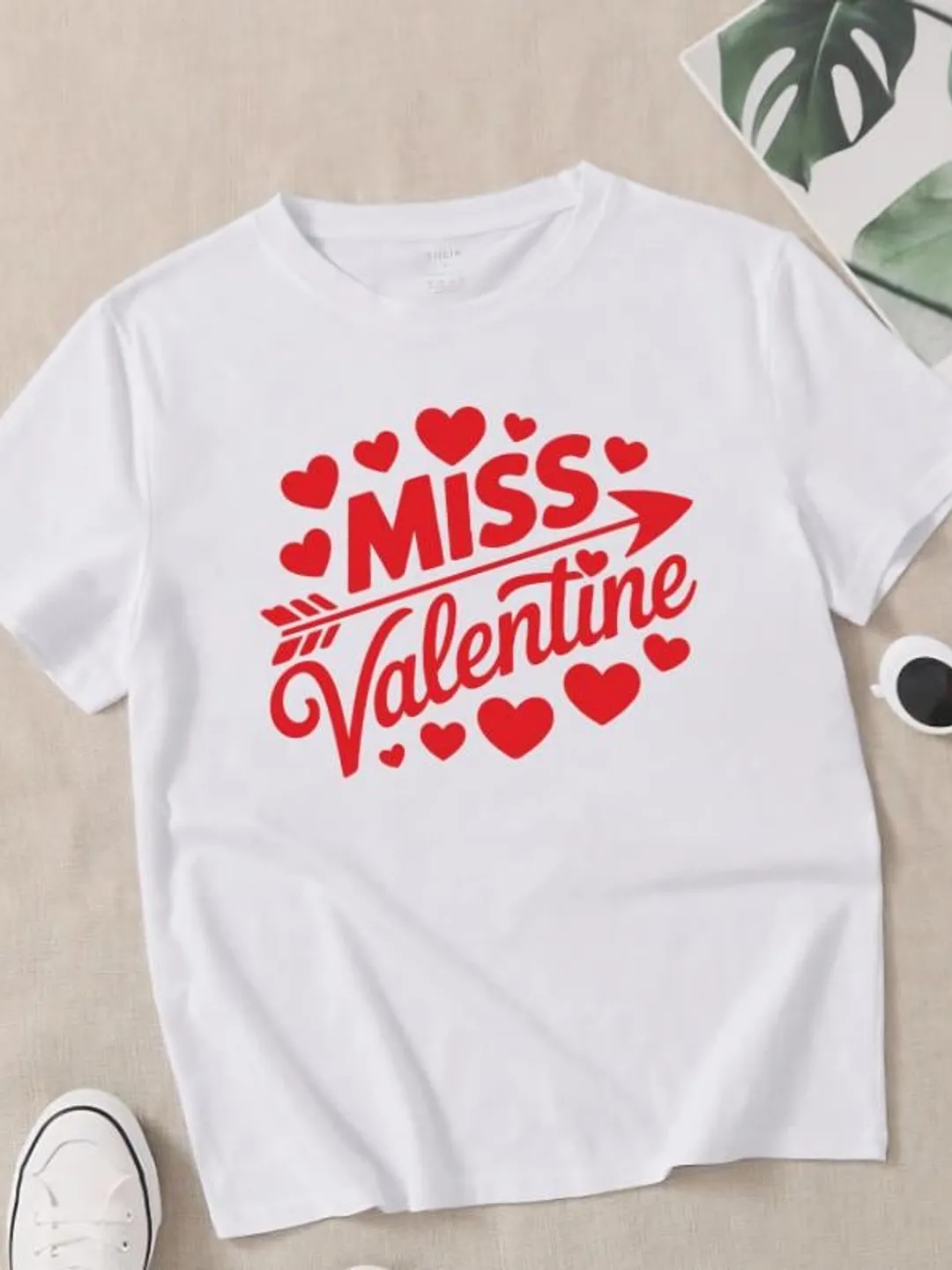 Miss Valentine T-Shirt | Heart Arrow Graphic Tee